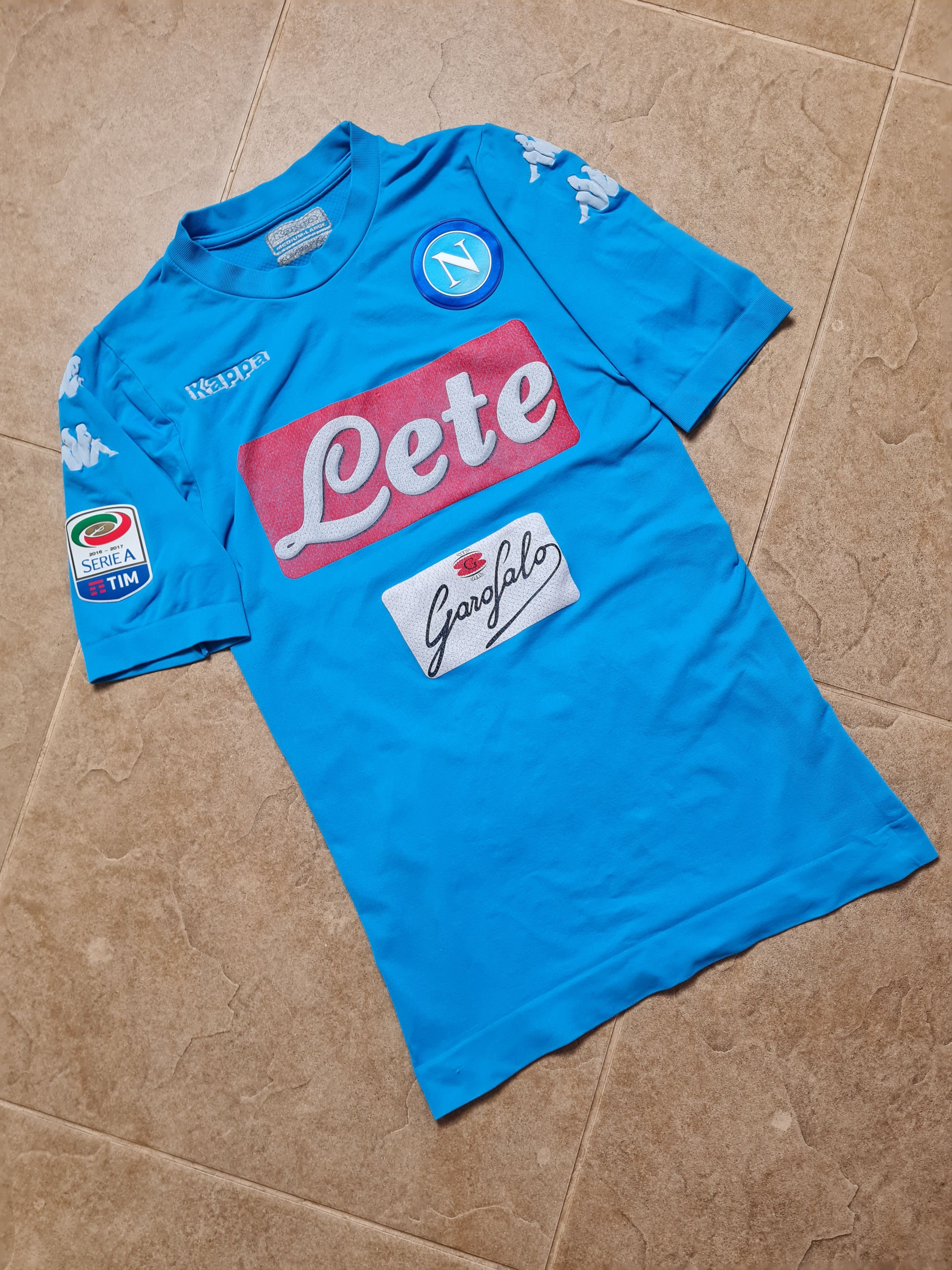 Kappa FOOTBALL JERSEY NAPOLI 2016/2017 HOME SOCCER SHIRT KAPPA Size US M / EU 48-50 / 2 - 3 Thumbnail