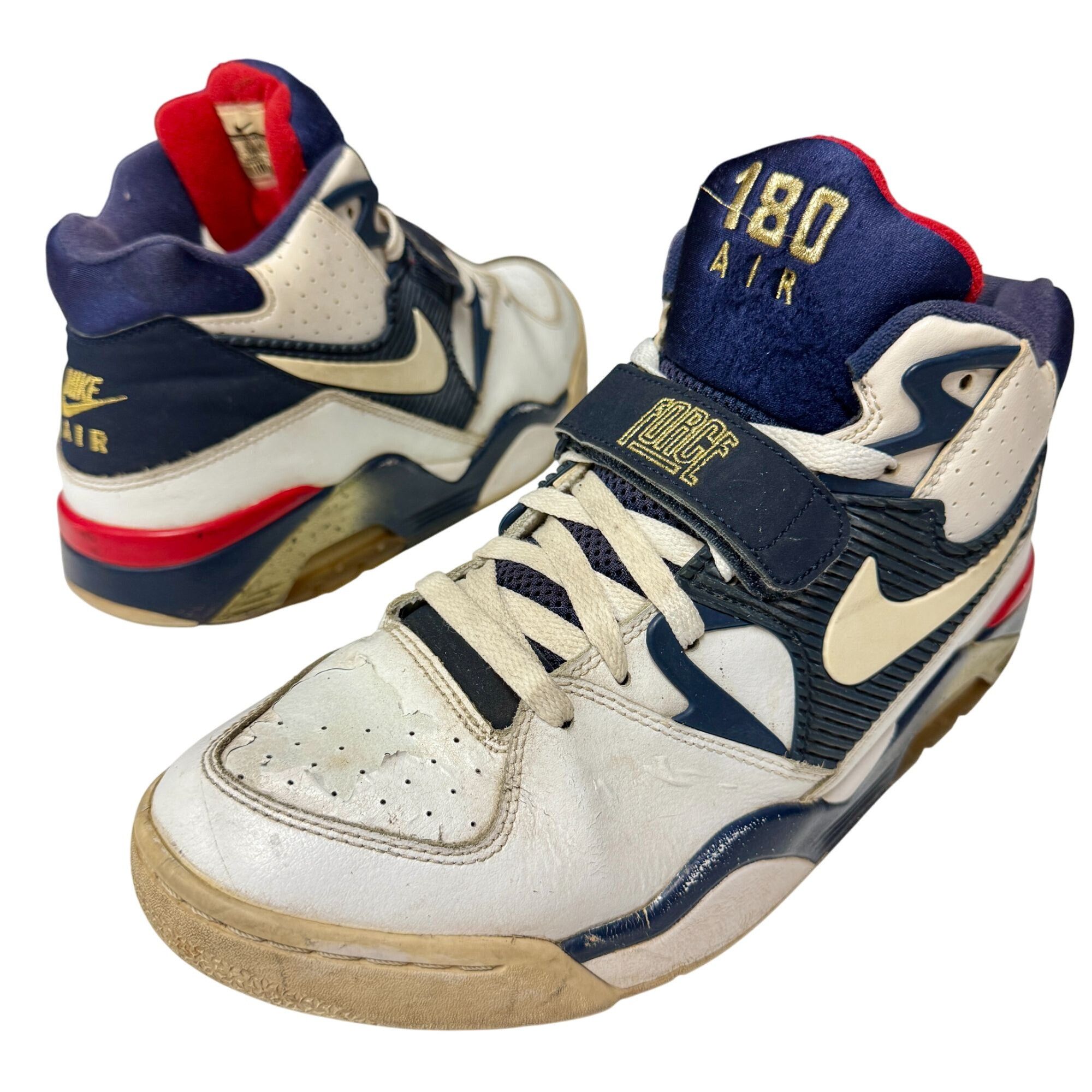 Nike Air Force 180 Olympic Dream Team Basketball Rehab Sneakers Size US 10.5 / EU 43-44 - 2 Thumbnail
