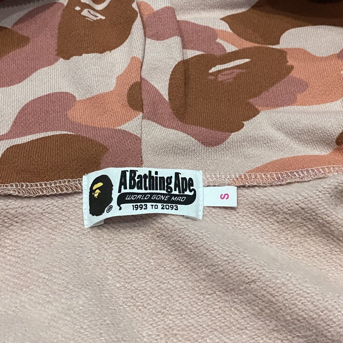 Bape Bape Shark Pink Camo Long Hoodie Size S / US 4 / IT 40 - 6 Thumbnail