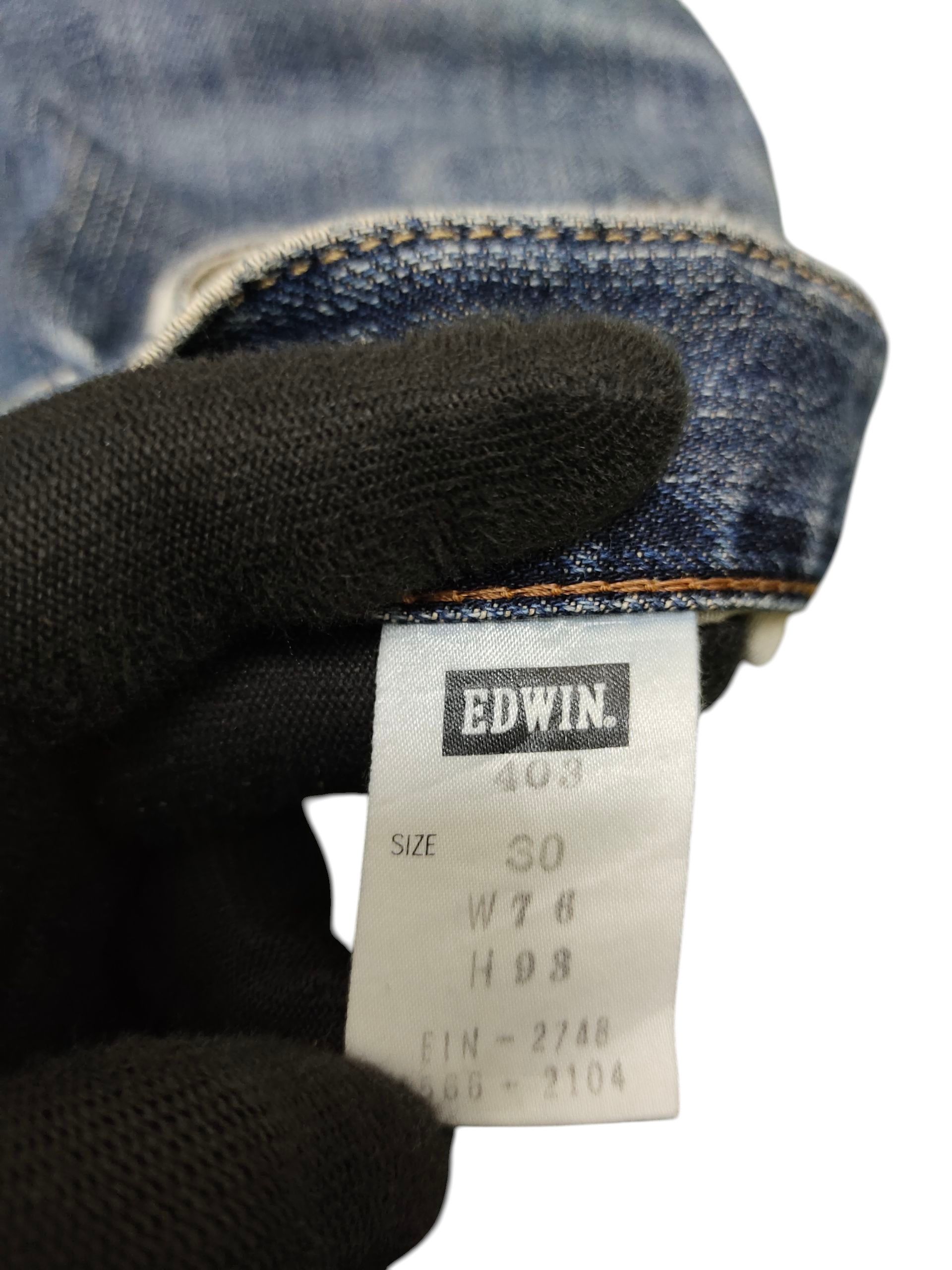 Kapital Vintage Edwin 403 Clawmark Distress Denim Jeans Size US 30 / EU 46 - 13 Thumbnail