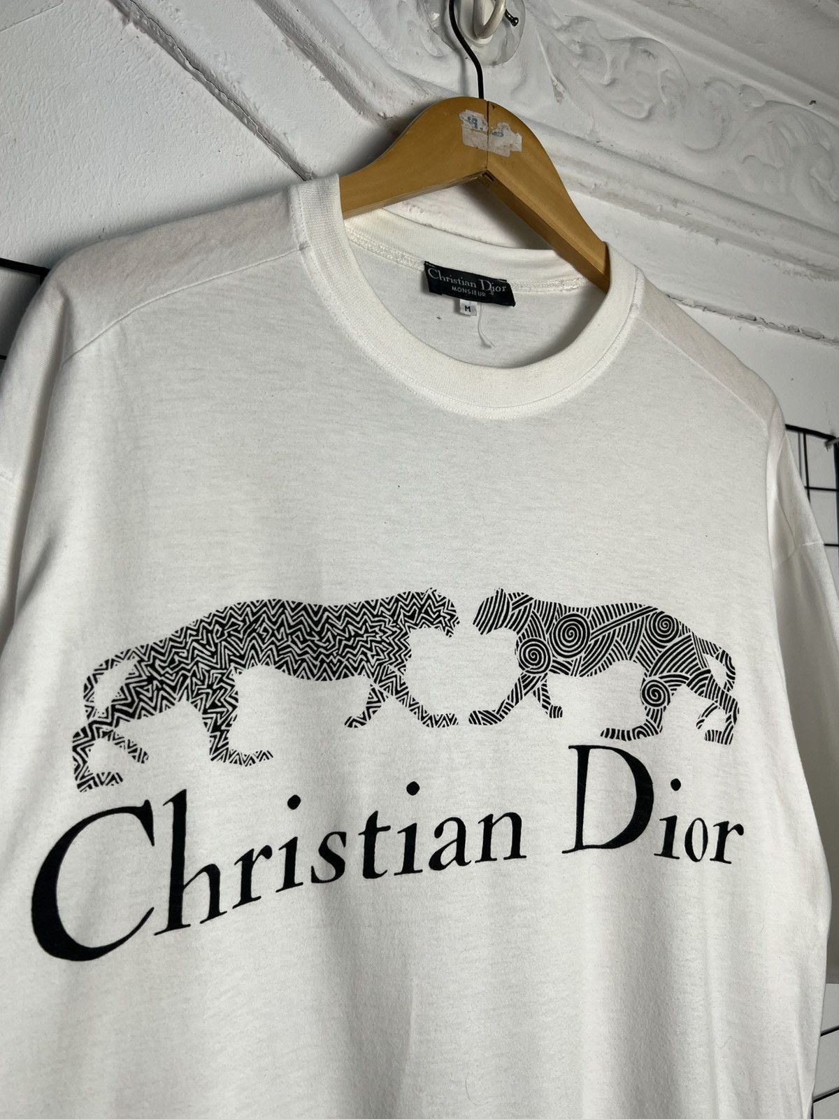 Christian Dior Monsieur Christian Dior Leopard Art Shirt Size US M / EU 48-50 / 2 - 2 Thumbnail