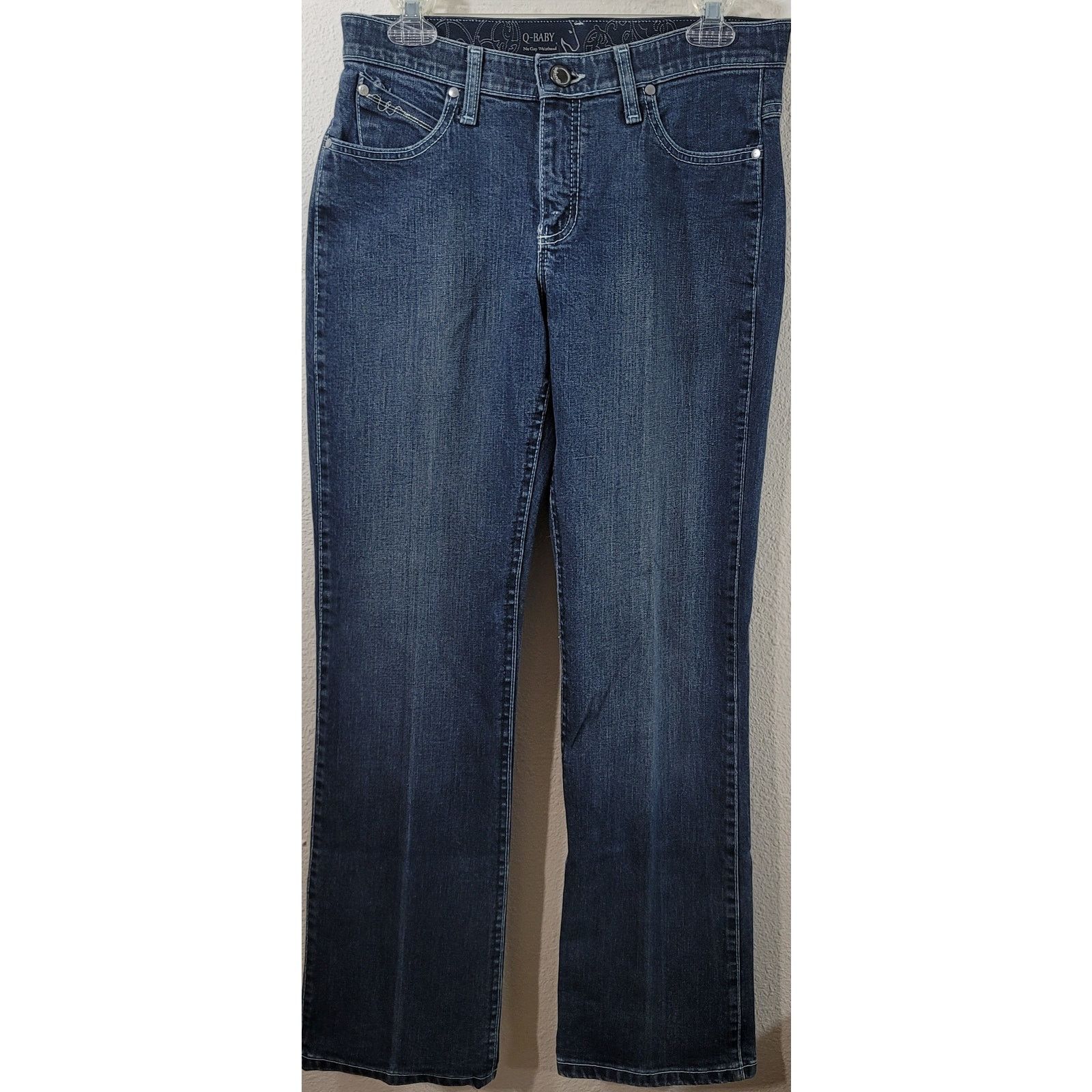 Wrangler Wrangler Q Baby Blue Denim Jeans 5 6 X 32 No Gap Waistband Size 31" - 1 Thumbnail
