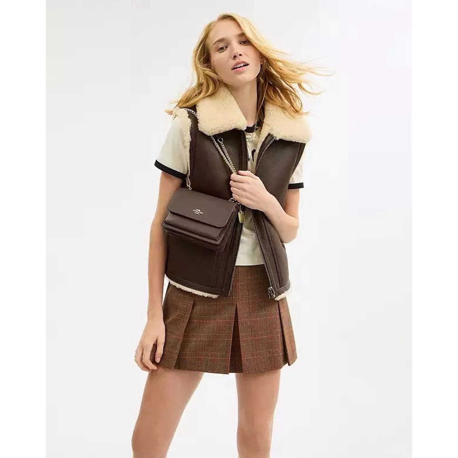 Coach NWT Coach Mini Klare Crossbody Bag CBI23 Dark Stone Leather Size ONE SIZE - 7 Thumbnail