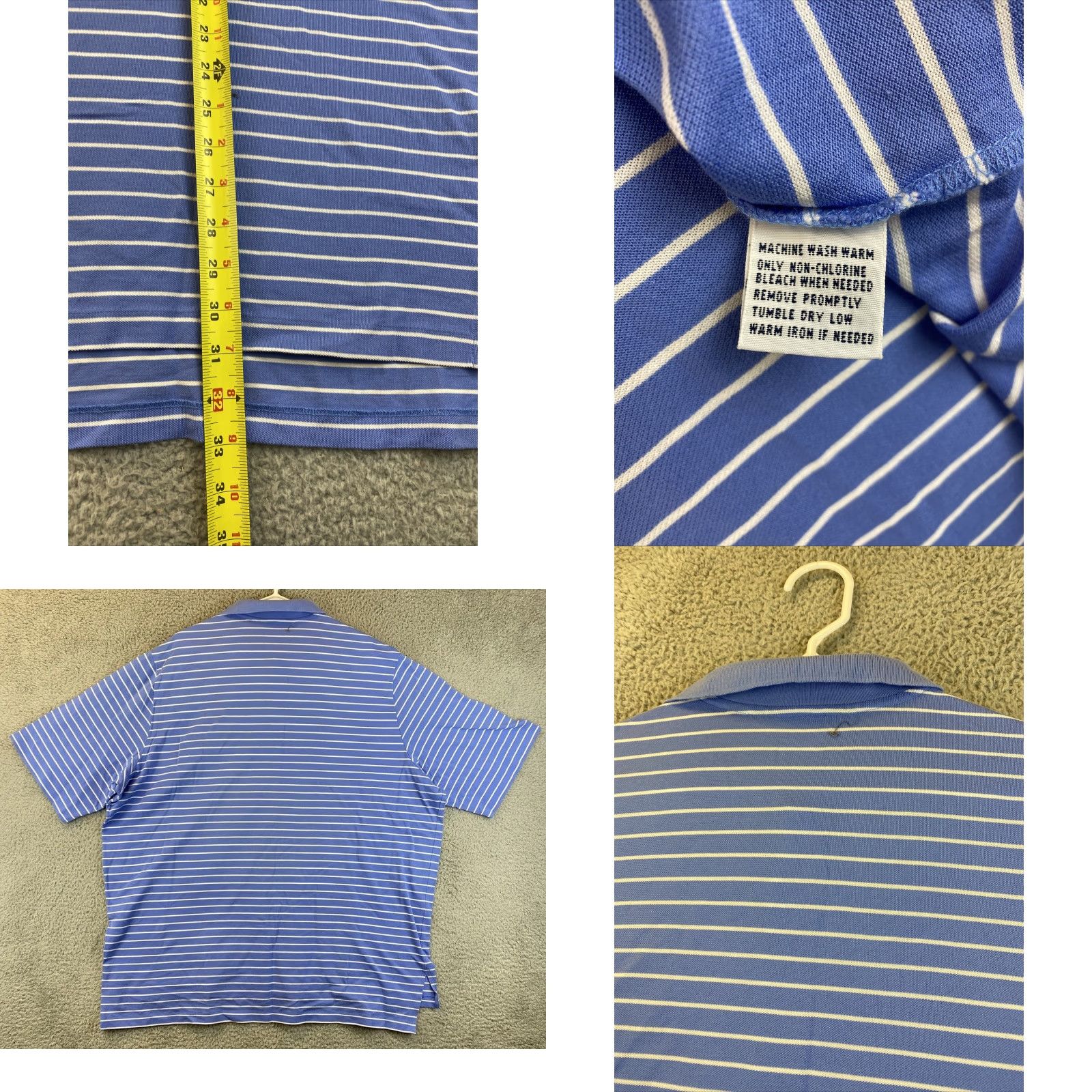 Polo Ralph Lauren Polo Ralph Lauren Men’s Adult Size 2XL Polo Golf Blue Cotton Short Sleeve /78-41 / Basic / See Pictures Size US XXL / EU 58 / 5 - 8 Thumbnail