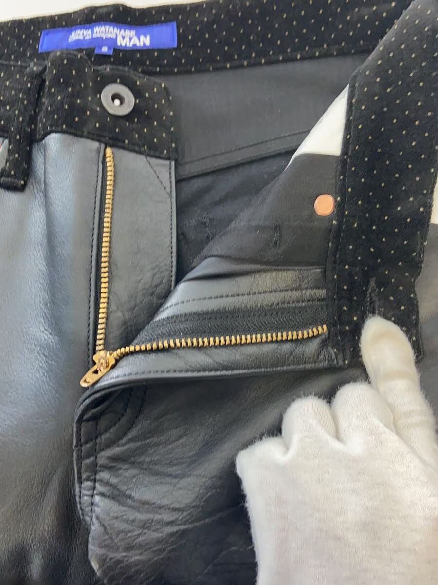 Comme des Garcons × Junya Watanabe Cowhide Leather Pants - Comme Des Garcons Size US 30 / EU 46 - 3 Thumbnail