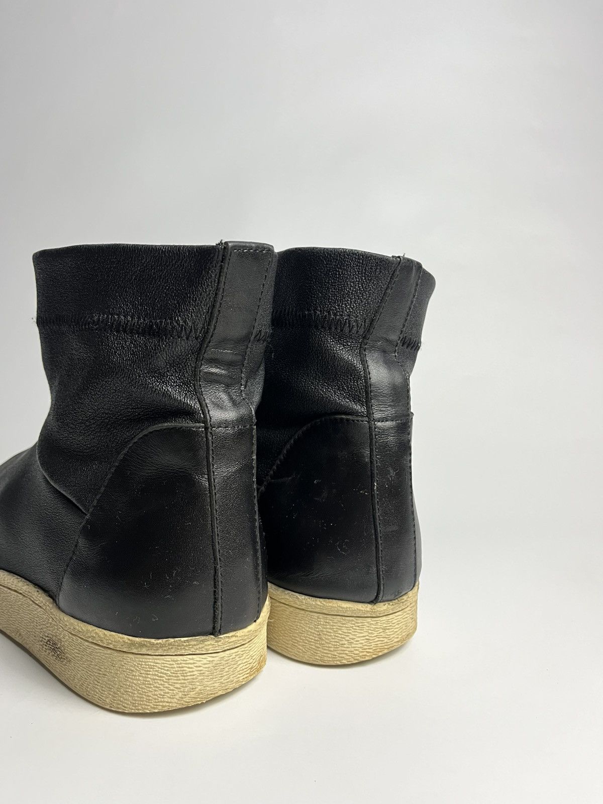 Adidas × Rick Owens Rick Owens x Adidas Superstar Stretch Boot - Black Leather Size US 9 / EU 42 - 6 Thumbnail