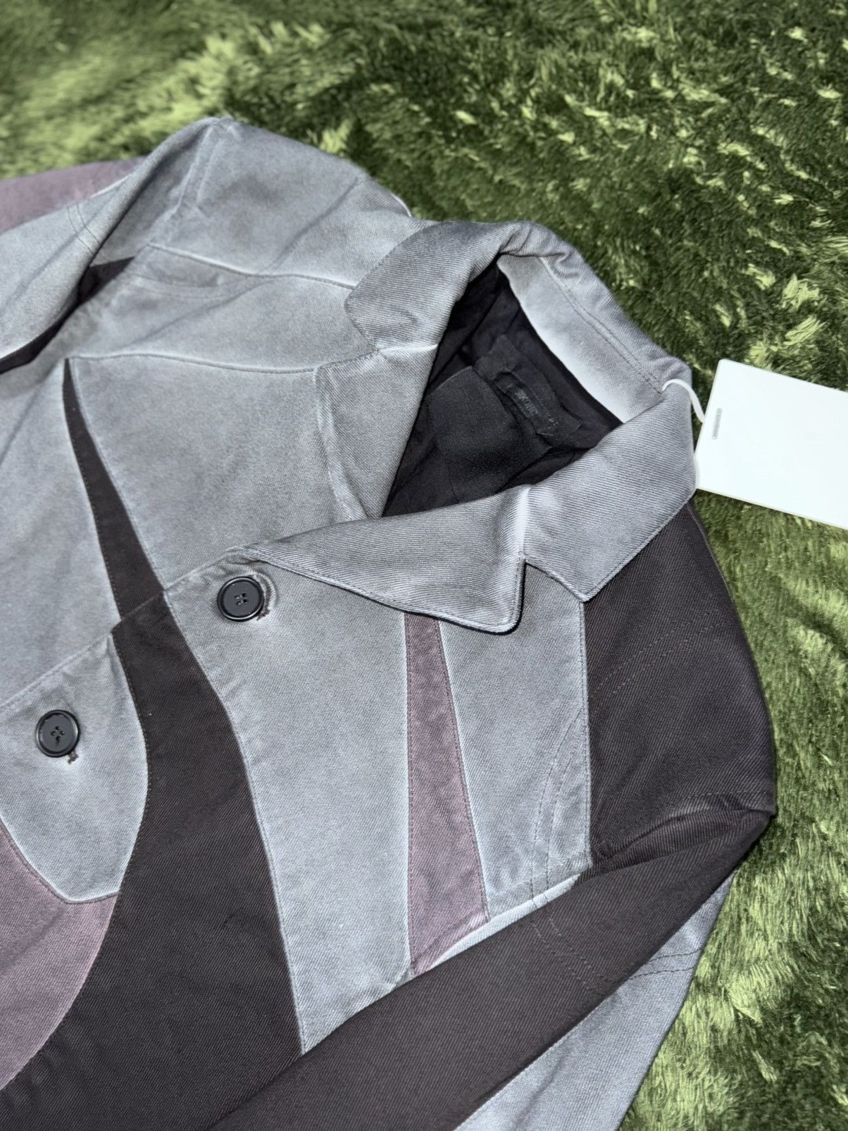 Kusikohc [48] KUSIKOHC multi color rider blazer jacket washed gray Size US L / EU 52-54 / 3 - 2 Thumbnail