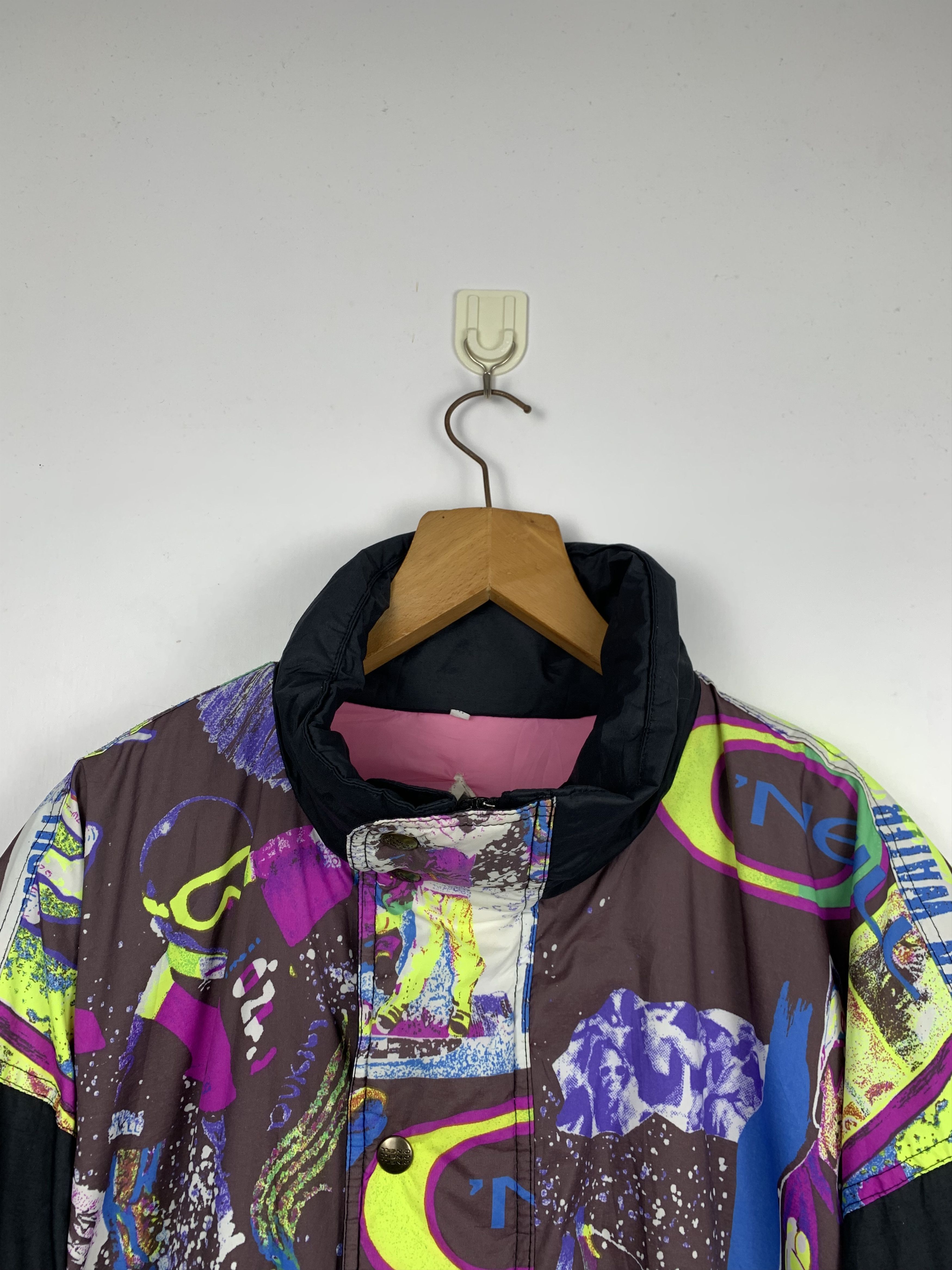 O'Neill Vintage 90s Oneill Frozen Wave Bomber Ski Jacket Size US M / EU 48-50 / 2 - 2 Thumbnail