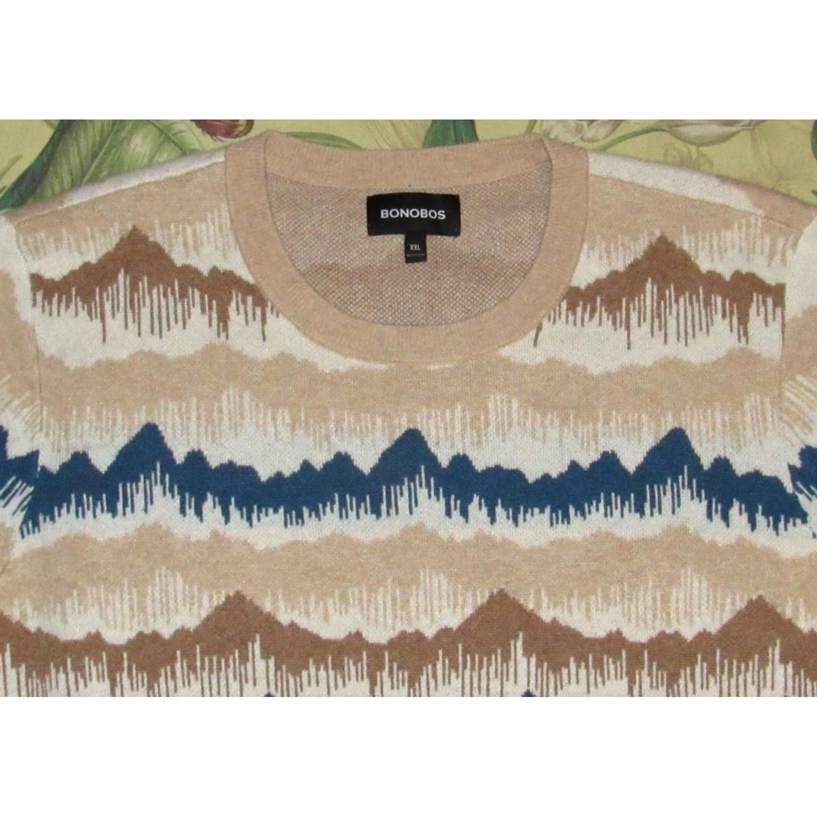Bonobos BONOBOS Wool Alpaca Blend Ski Sweater XXL Men Pullover Multicolor Wool Alpaca Blend Ski Sweater XXL Men Pullover Multicolor Size US XXL / EU 58 / 5 - 2 Thumbnail