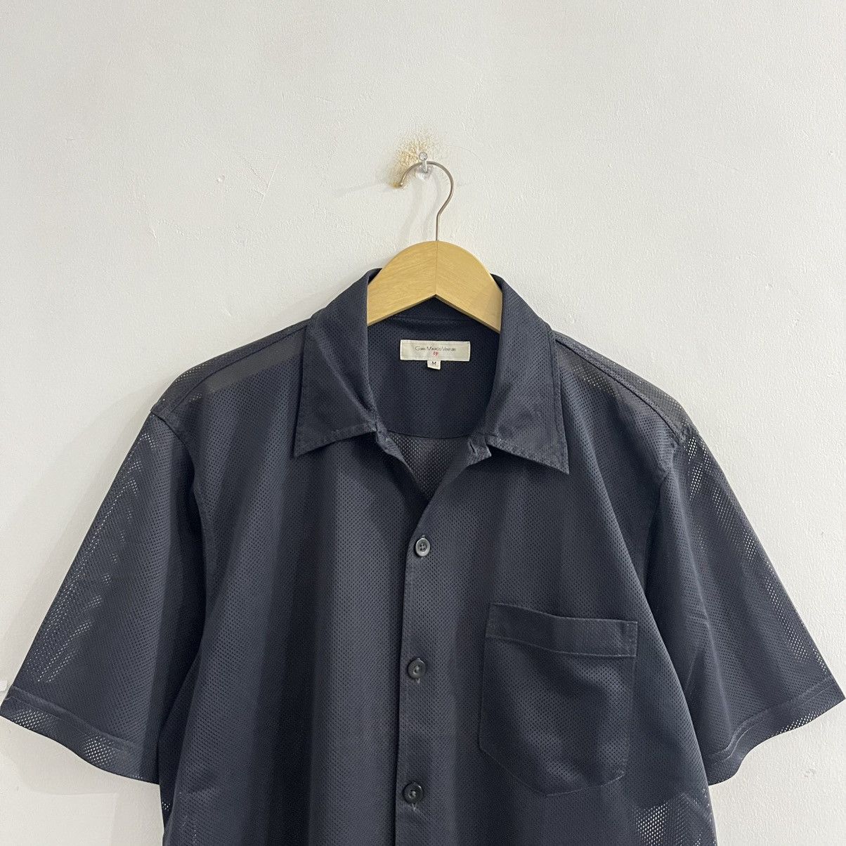 Japanese Brand Unique Mesh Shirt From Gian Marco Venturi Size US M / EU 48-50 / 2 - 2 Thumbnail