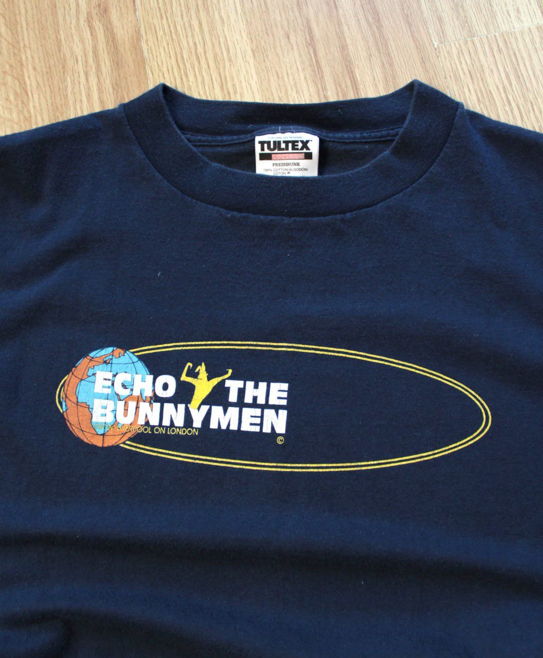 Band Tees 🔥 Echo & The Bunnymen Vintage 90s Rock Punk Band T Shirt Size US XL / EU 56 / 4 - 2 Thumbnail