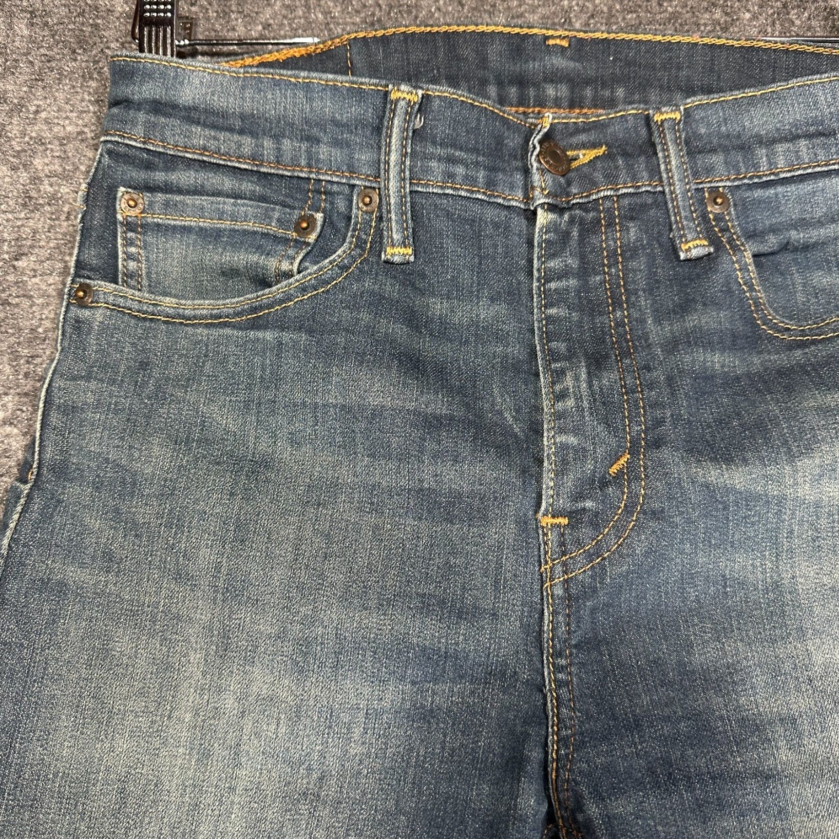 Levi's Levi's 510 Jeans Mens 31 X 30 Medium Wash 5-Pocket Cotton Stretch Denim Blue Regular Fit Skinny Style Jeans Mens Size US 31 - 4 Thumbnail