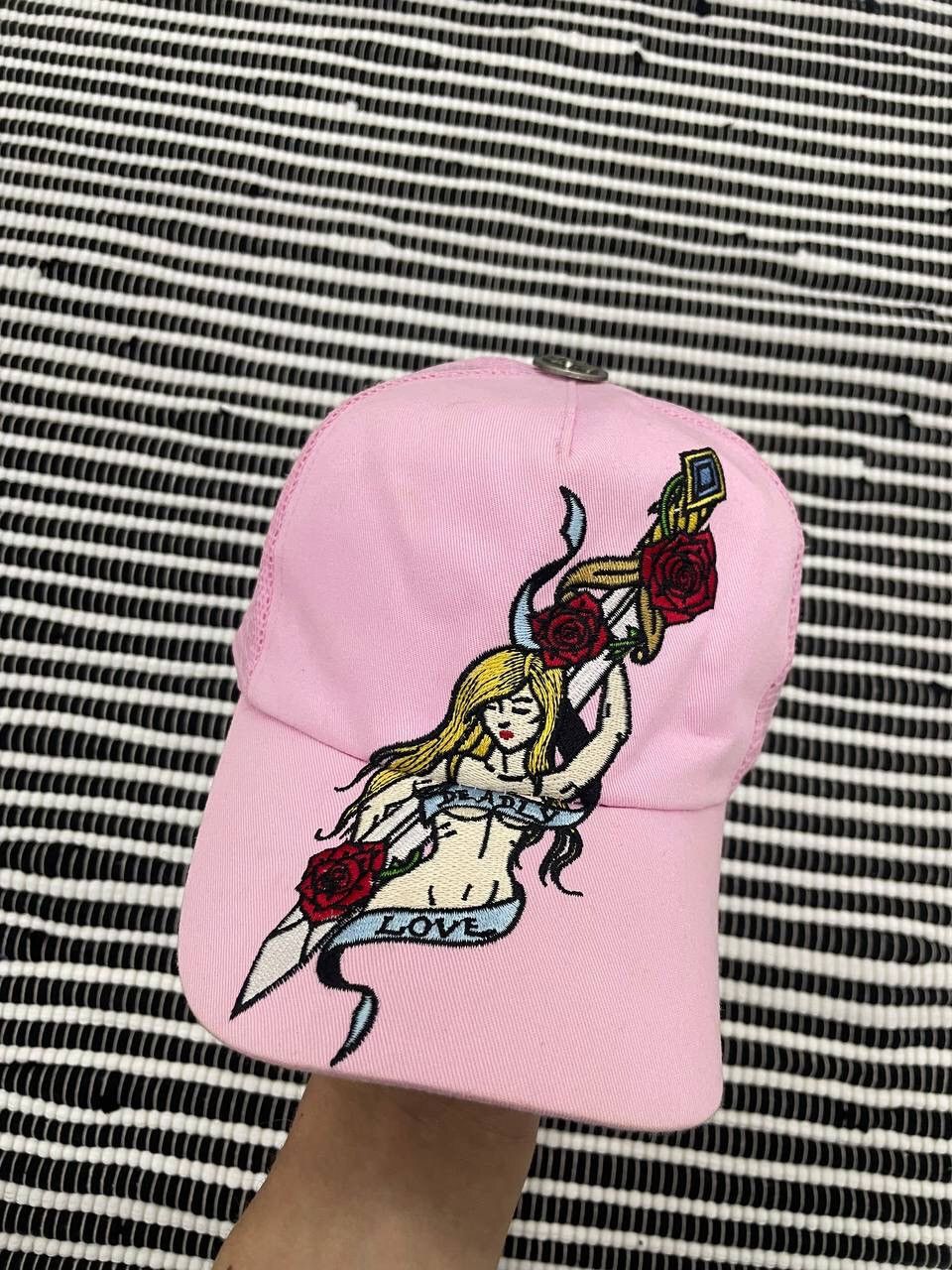 Ed Hardy × Japanese Brand × Vintage Vintage Ed Hardy Style Christian Audigier Cap Hat Y2K Size ONE SIZE - 2 Thumbnail