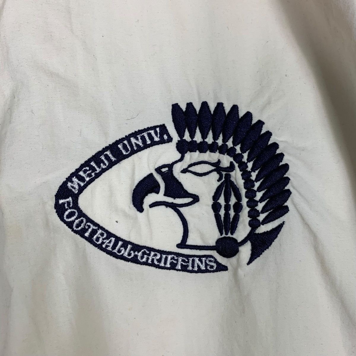 Delong Meiji University Football Griffins Half Zip Jacket #0598-C28 Size US L / EU 52-54 / 3 - 10 Thumbnail