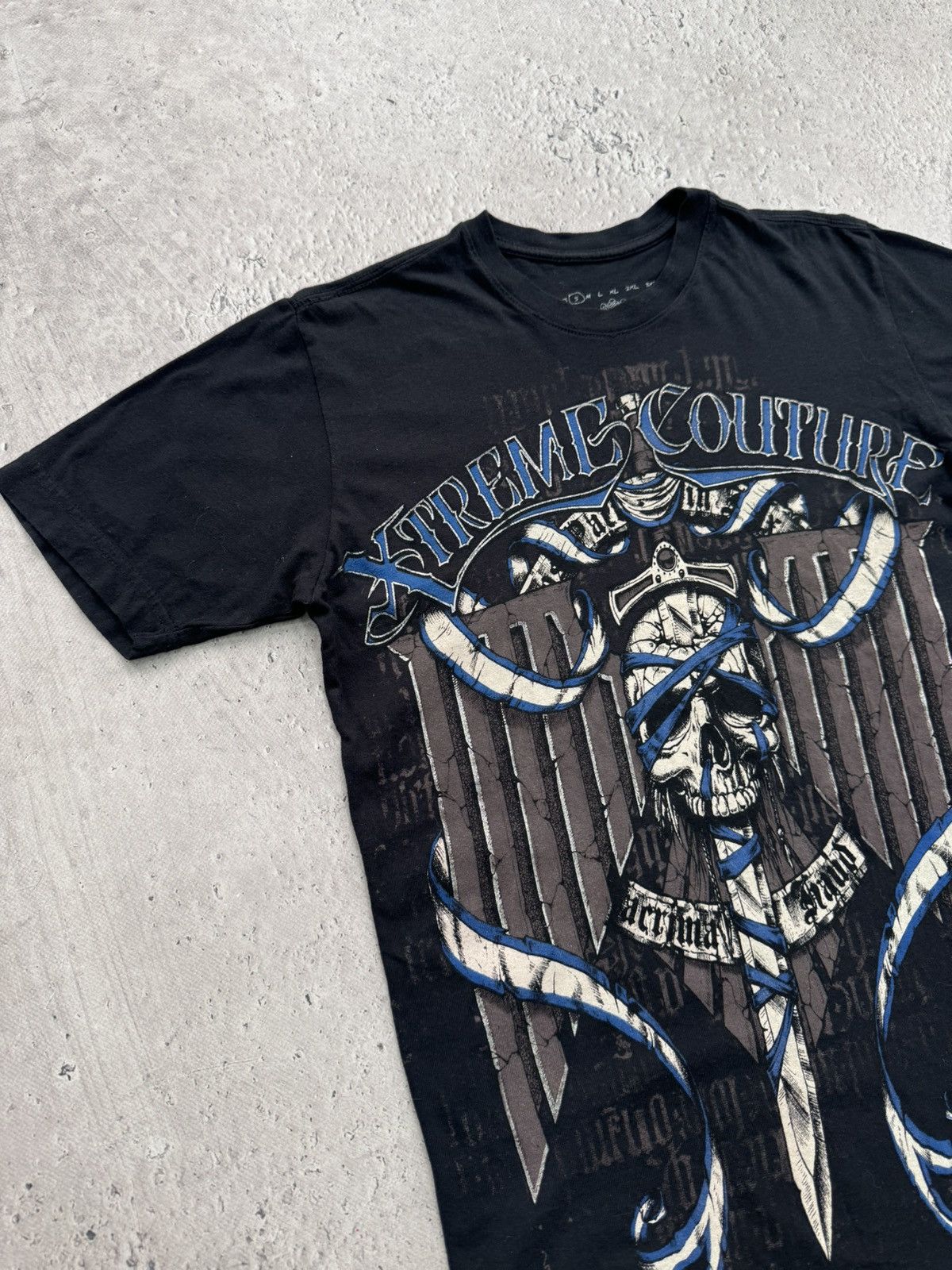 Affliction × Vintage SALE💣💣 Crazy Vintage Affliction T Shirt Opium Cyber Goth Size US S / EU 44-46 / 1 - 8 Thumbnail