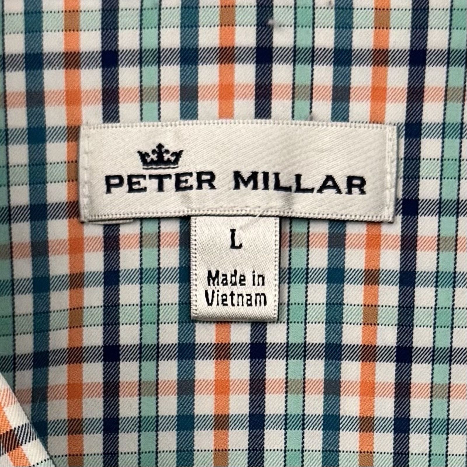 Other Peter Miller Button Up Shirt Men Large Golf Coastal Preppy Size US L / EU 52-54 / 3 - 7 Thumbnail