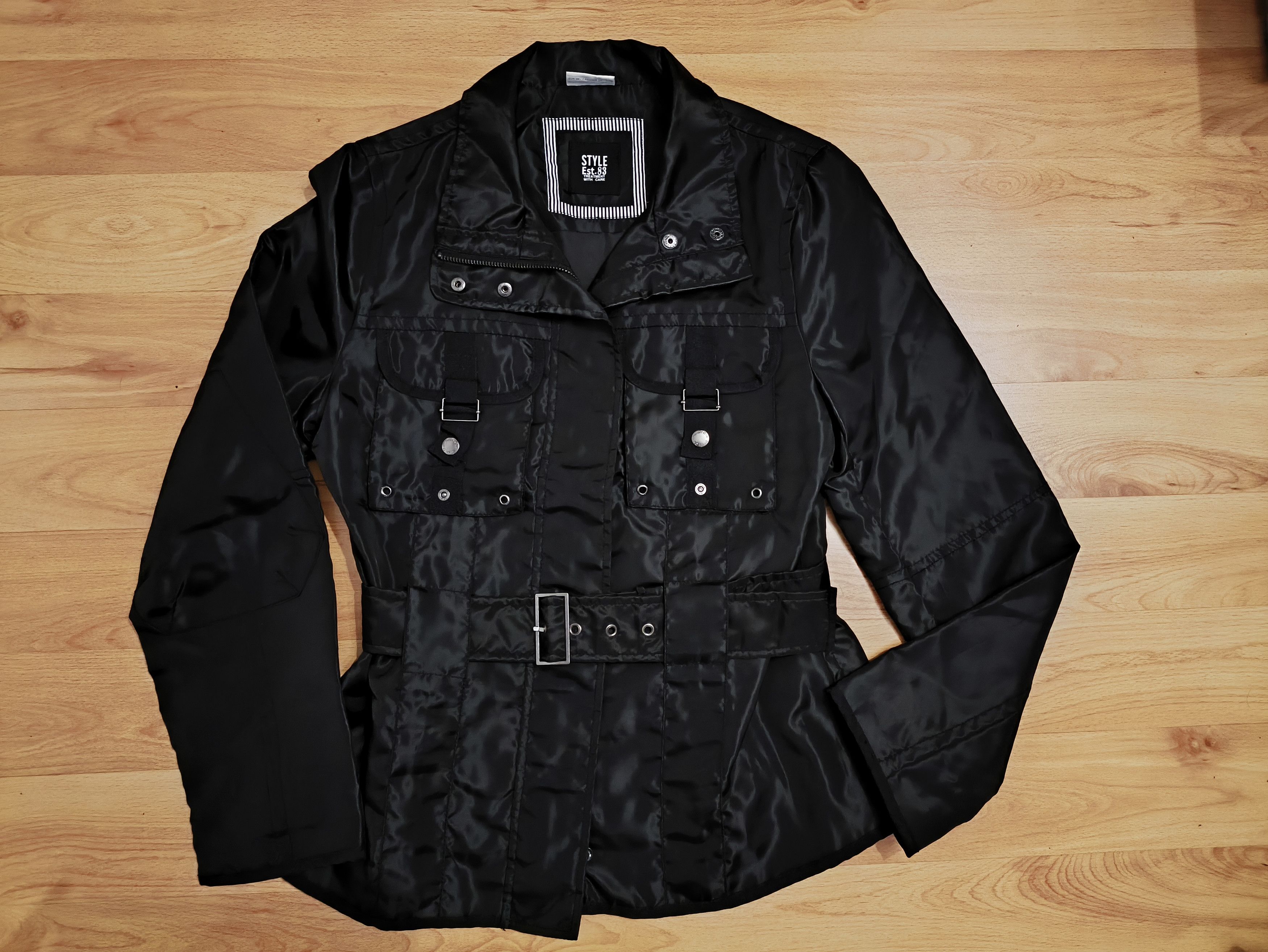 Other Street One women’s black rain jacket with zip, size EUR 38 Size M / US 6-8 / IT 42-44 - 1 Thumbnail