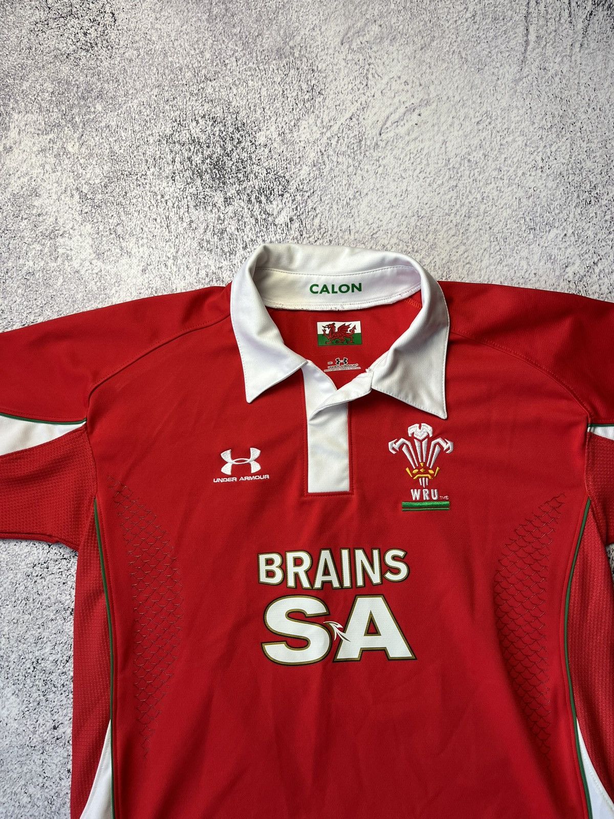 Under Armour Wales Rugby Shirt Under Armour Home Top 2008/09 Jersey Men's Size US L / EU 52-54 / 3 - 5 Thumbnail