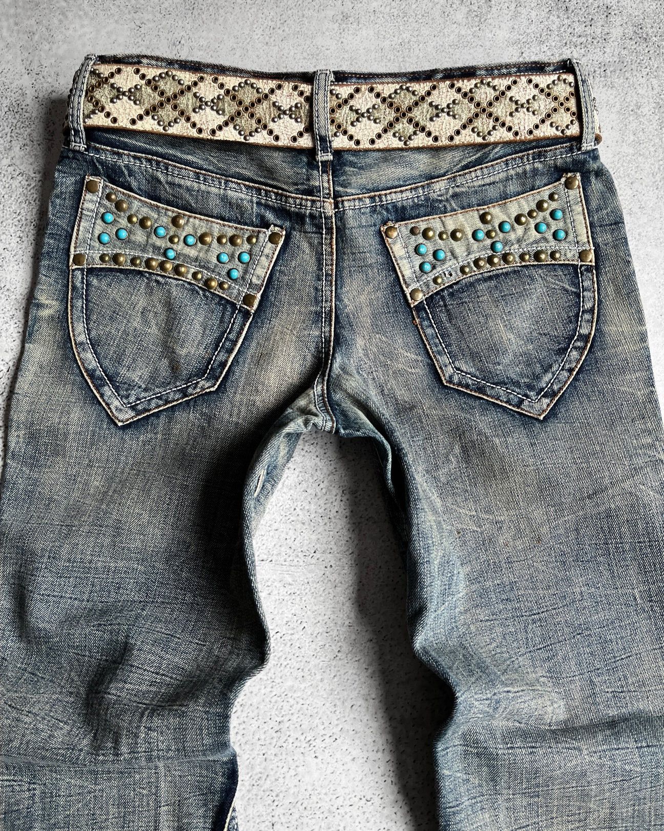 Semantic Design 00s Studded Flared Denim