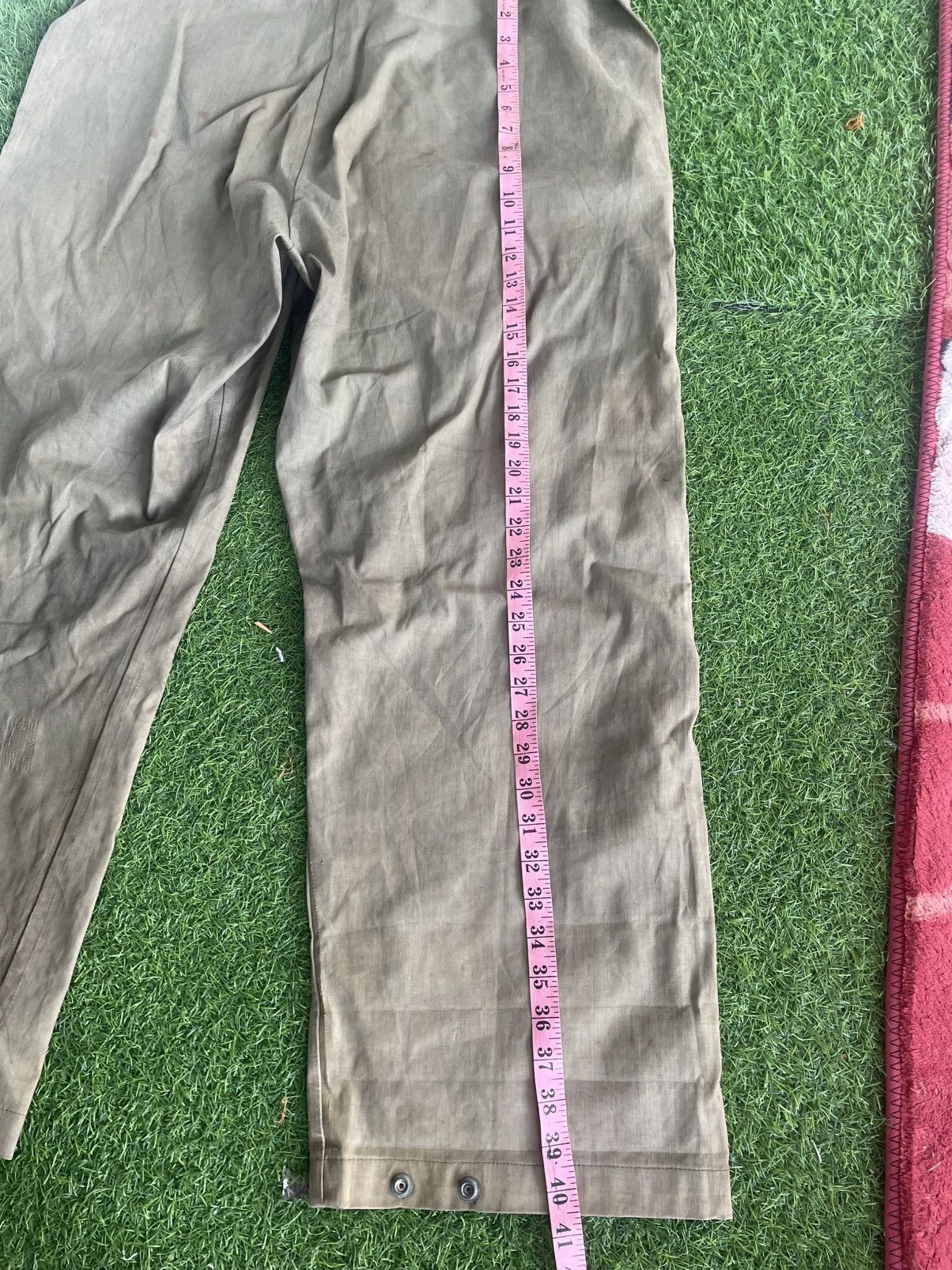 Other × Vintage VTG Men's WWII 1940s US Army Wet Weather Overalls Size US 40 / EU 56 - 14 Thumbnail