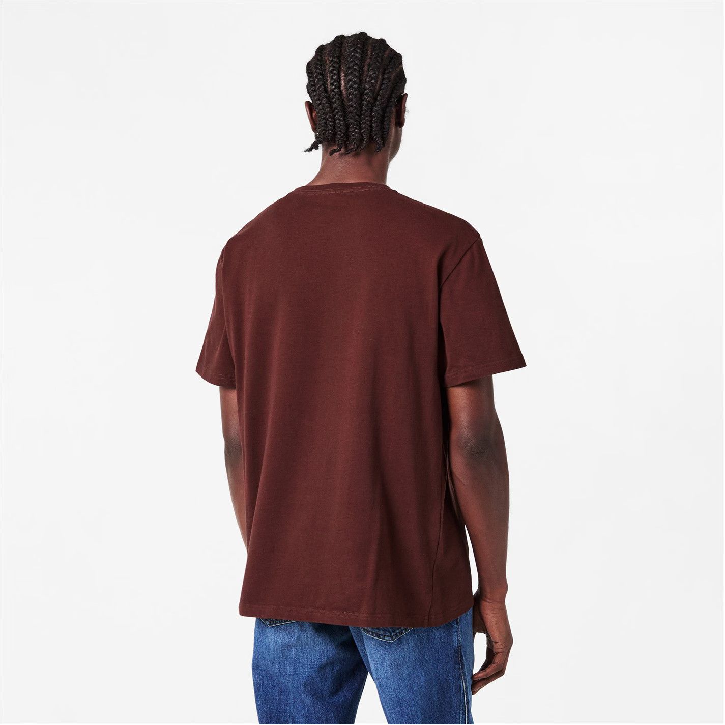 Alexander McQueen o1g2r1mq0326 Alex Flock T-Shirt in Burgundy Size US L / EU 52-54 / 3 - 3 Thumbnail