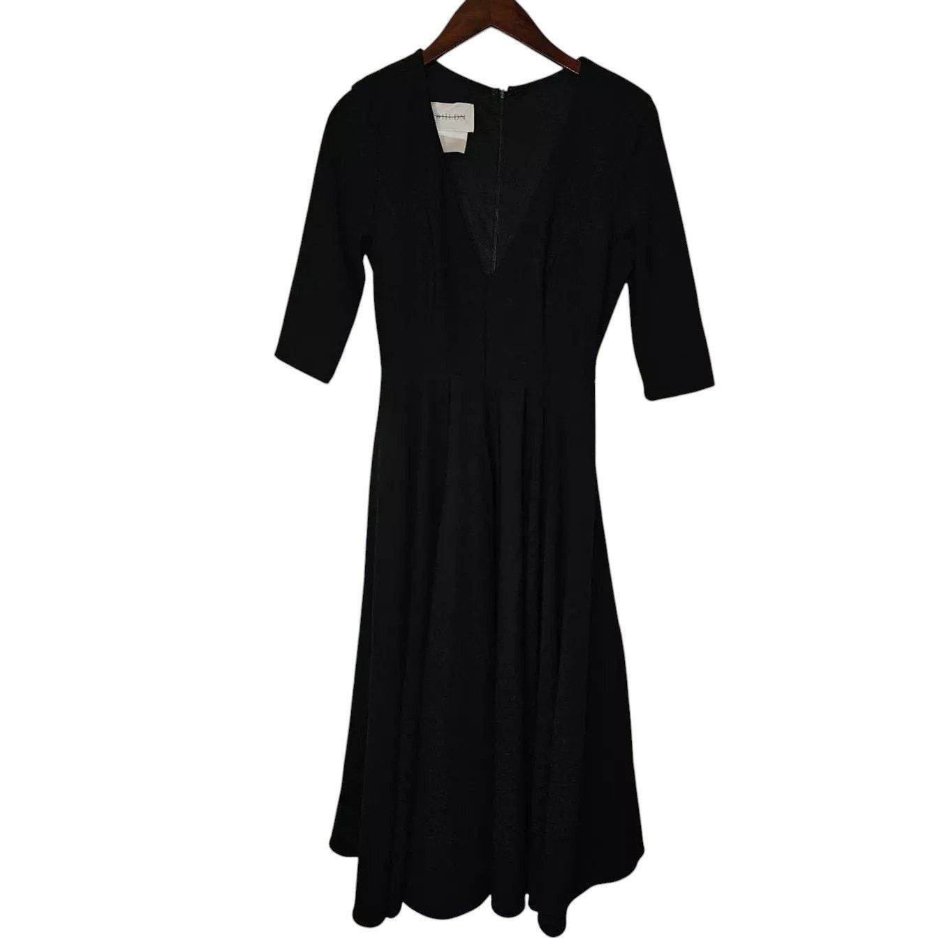 Anthropologie NWT Anthropologie BHLDN Valdis Dress $230 SIZE 2 Black Size XS / US 0-2 / IT 36-38 - 3 Thumbnail