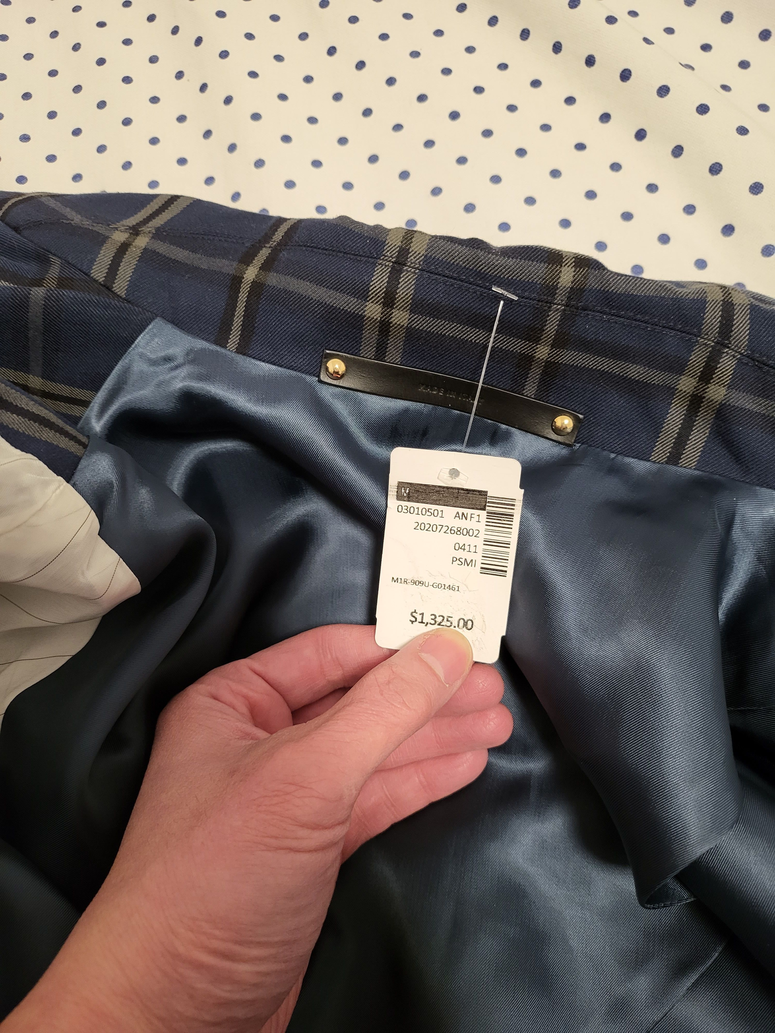 Paul Smith Mac Cotton Coat In Check Print Size US M / EU 48-50 / 2 - 9 Thumbnail