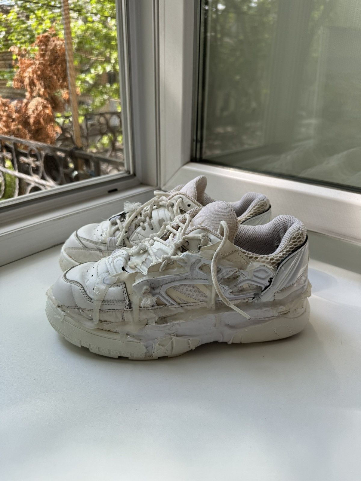 【送料無料キャンペーン】 Maison Margiela Grailed | white sneakers Fusion Margiela Maison 靴