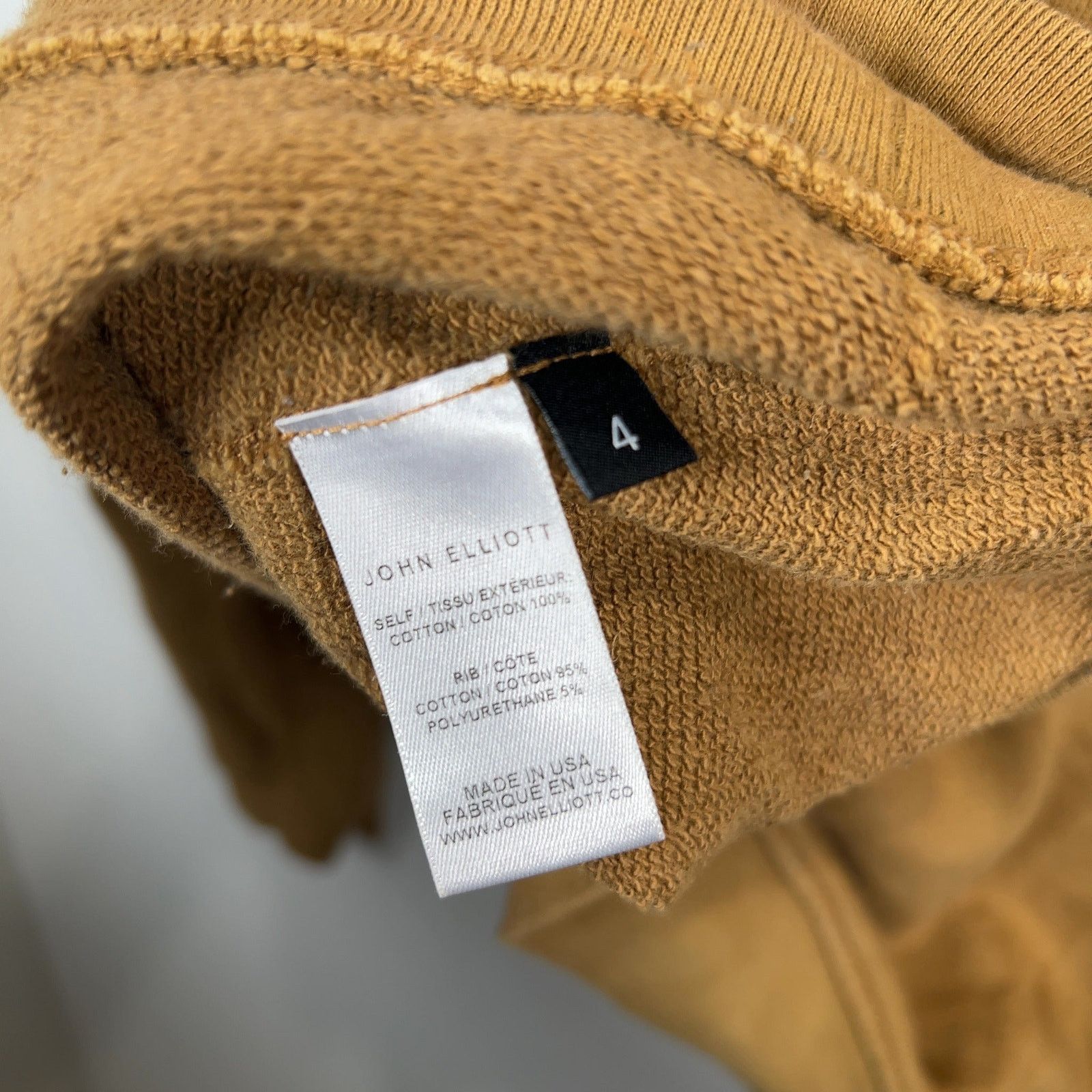 John Elliott John Elliott Jersey Crewneck Size US XL / EU 56 / 4 - 4 Thumbnail