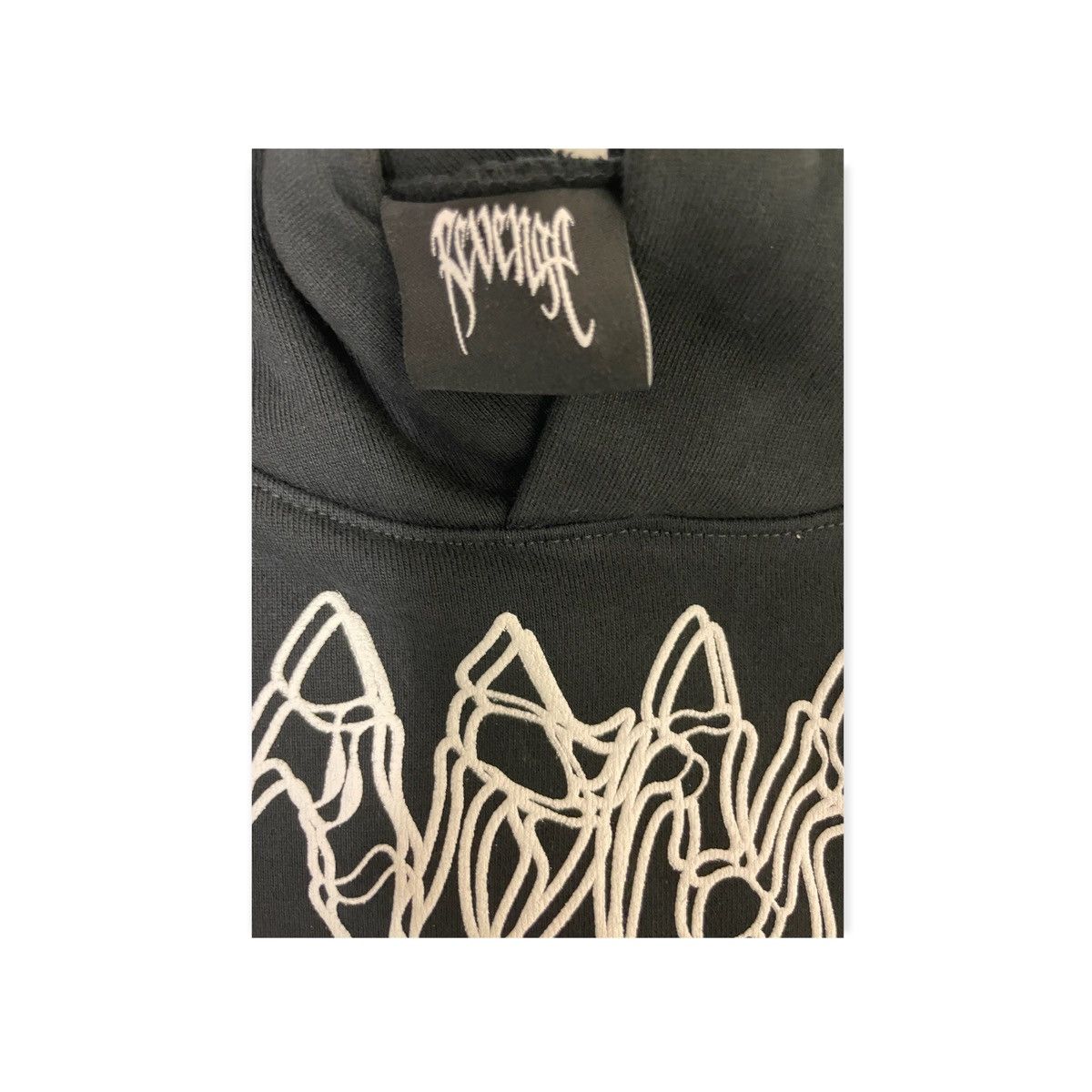 Revenge REVENGE CROSSBONES HOODIE BLACK/WHITE Size US L / EU 52-54 / 3 - 4 Thumbnail