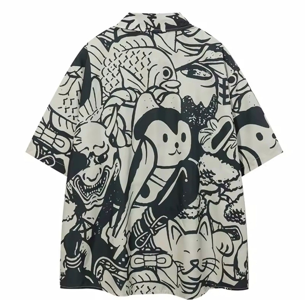 Japanese Brand Streetwear Japanese Beach Summer Hawaiian Shirt Size US M / EU 48-50 / 2 - 2 Thumbnail