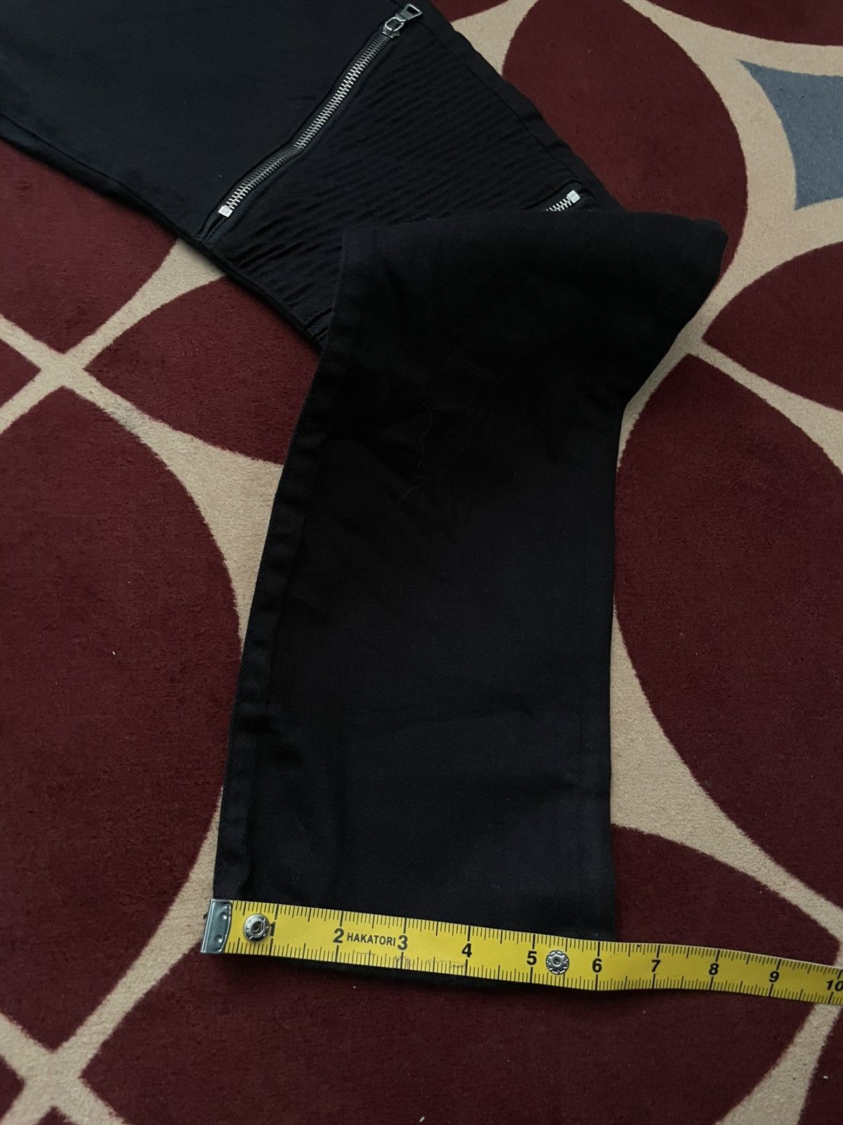 Japanese Brand Forever Biker denim black Size US 35 - 6 Thumbnail
