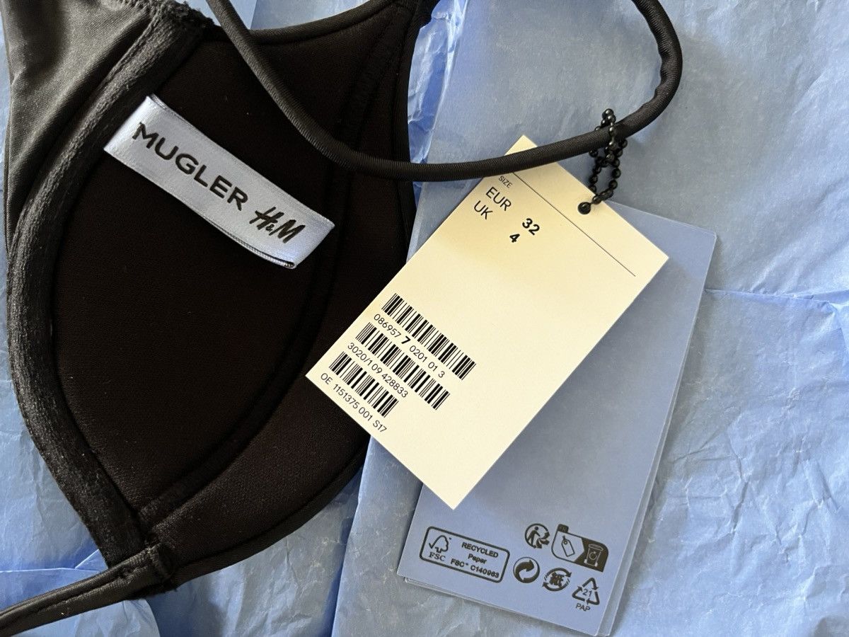 H&M × Thierry Mugler Thierry Mugler H&M padded bikini top / bra Size XXS / US 00 / IT 34 - 3 Thumbnail
