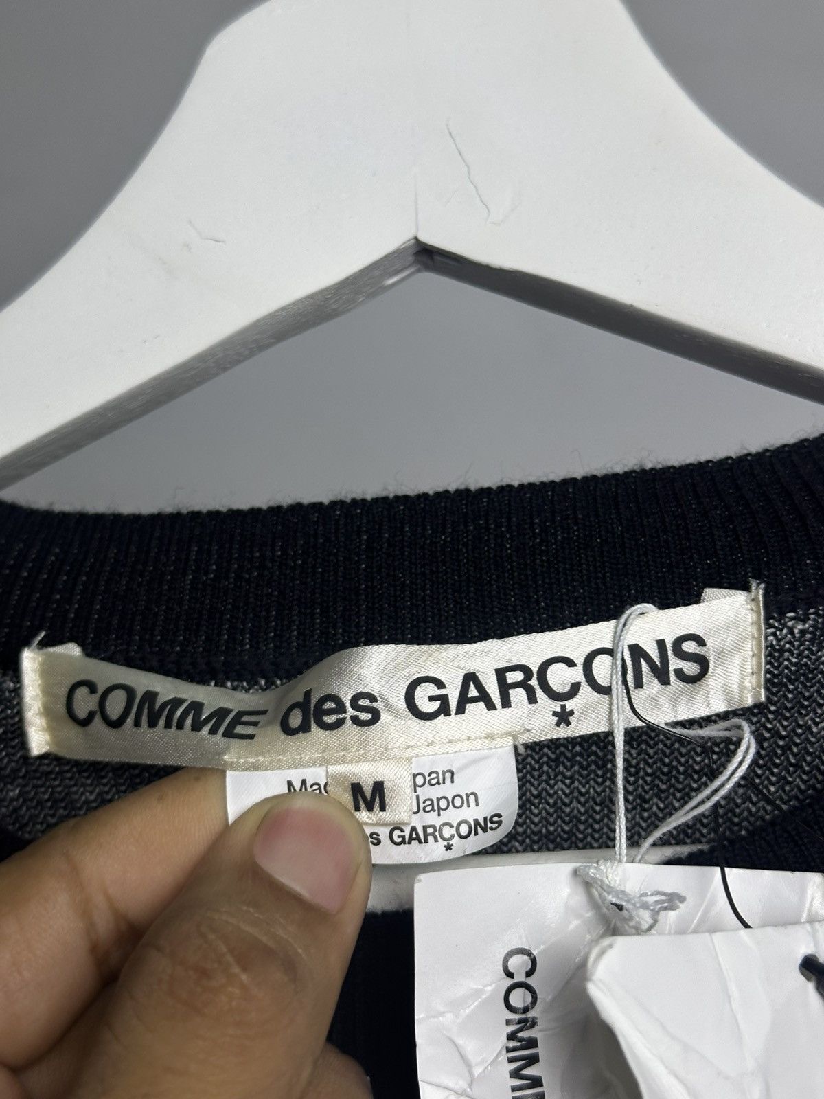 Comme des Garcons Comme Des Garcons Spellout Knitwear BNWT Size US M / EU 48-50 / 2 - 4 Thumbnail