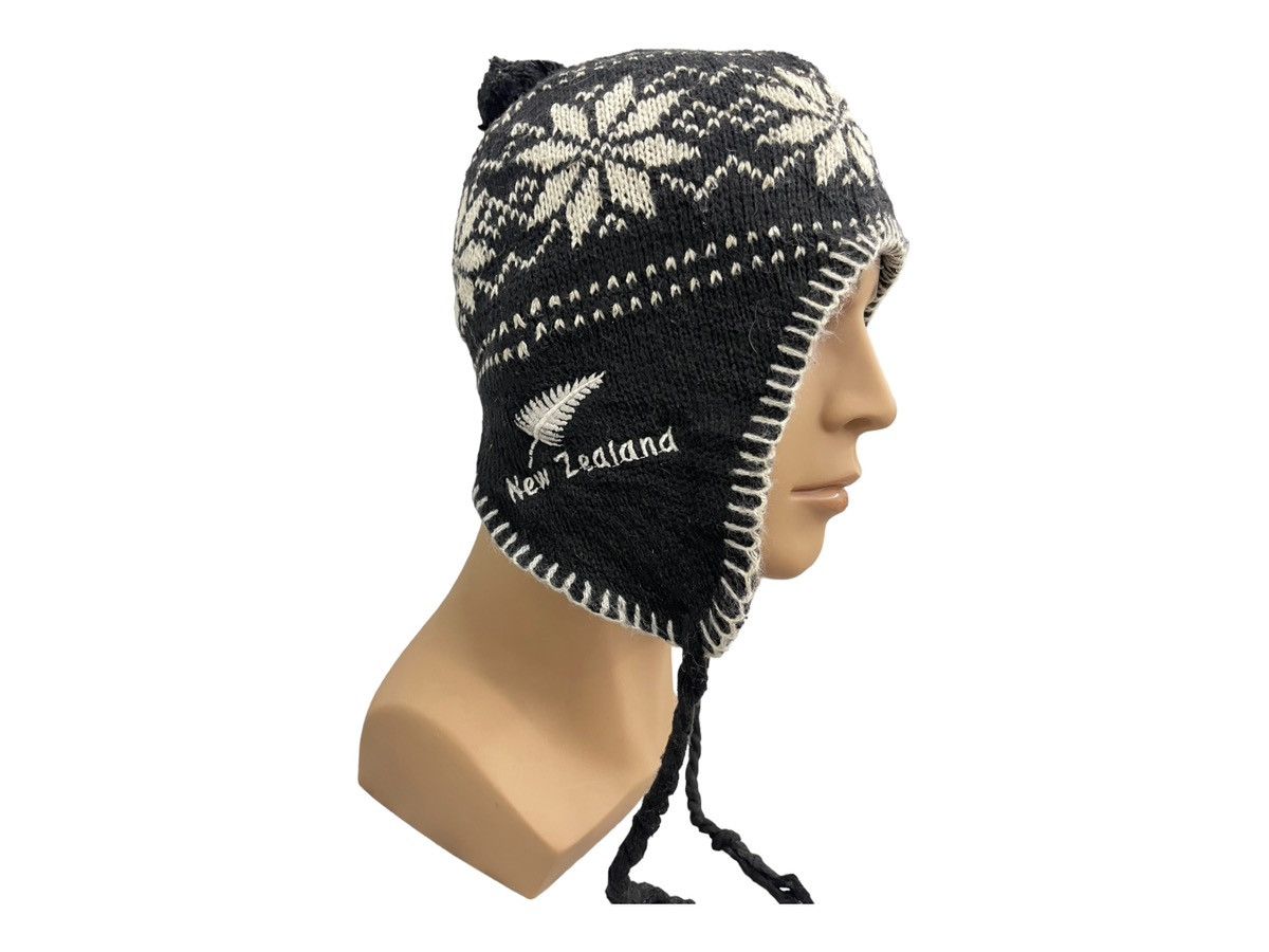 Canterbury of New Zealand New Zealand All Blacks Earflap Beanie Hats Size ONE SIZE - 4 Thumbnail