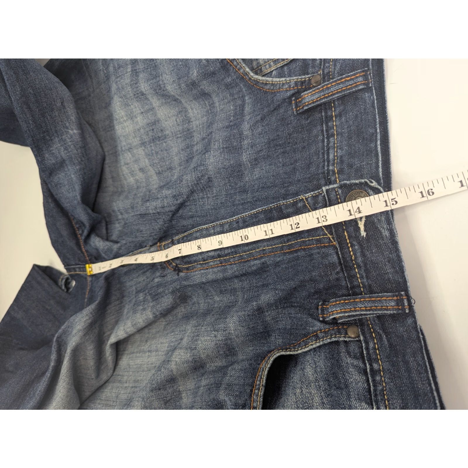 Ecko Unltd. Ecko Unltd Baggy Fit Jean Shorts Mens 38 Bermuda Denim 90s Hip Hop Jorts Blue Cotton Kilp? Size US 38 / EU 54 - 5 Thumbnail