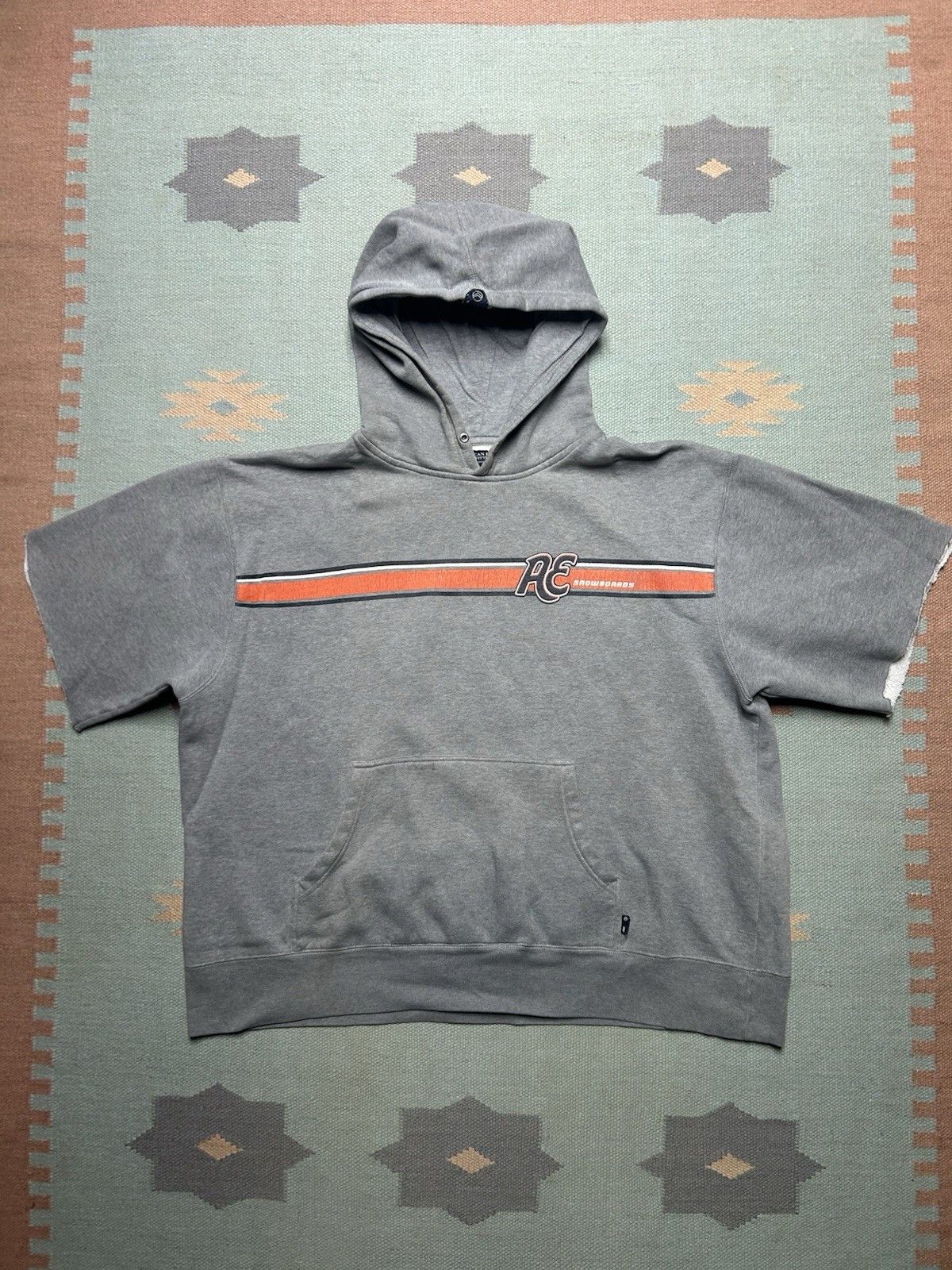 Vintage Vtg hoodie sweatshirt American Eagle snowboards chopped XL Size US XL / EU 56 / 4 - 1 Thumbnail