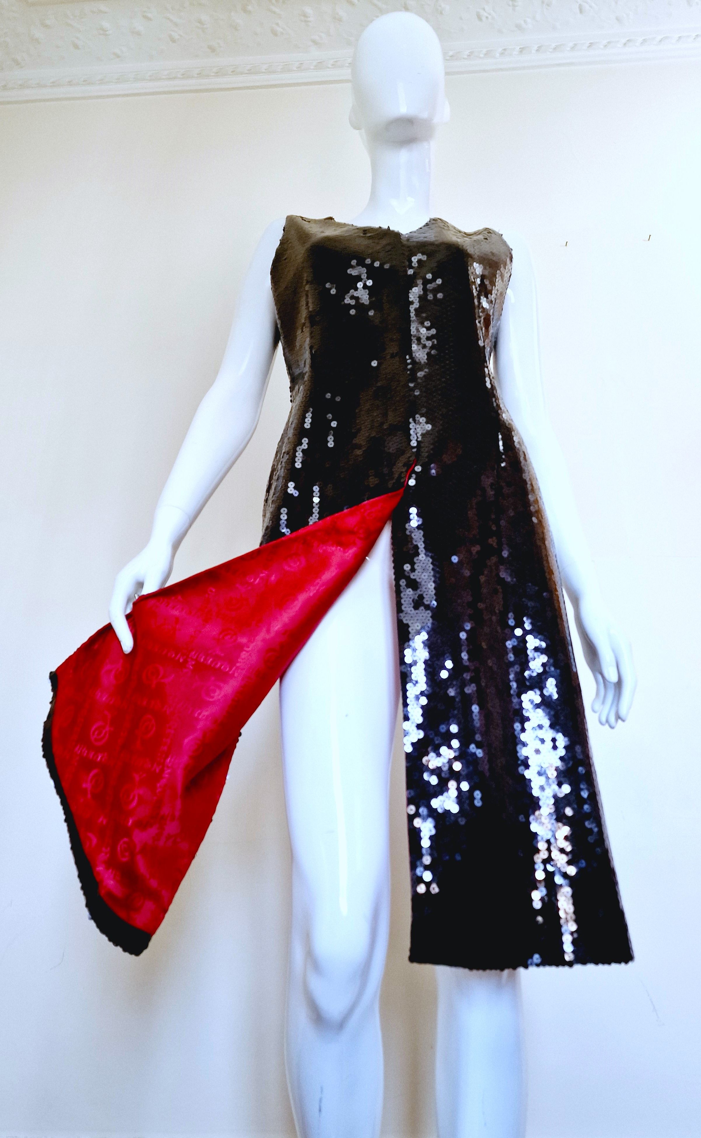 Alexander McQueen Alexander McQueen Joan Of Arc1998 Sequin Glitter Coat Dress Size M / US 6-8 / IT 42-44 - 12 Thumbnail