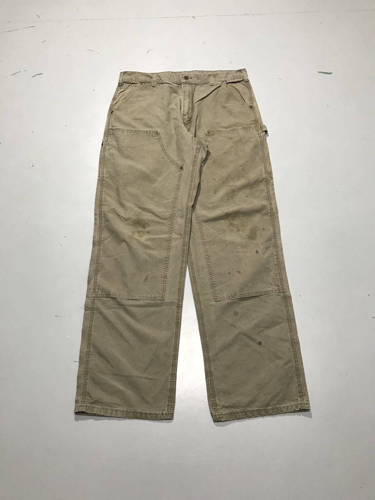 Carhartt Vintage carhartt B195 LBR double knee denim Size US 36 / EU 52 - 1 Thumbnail