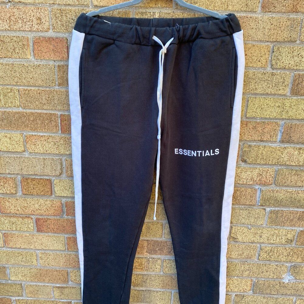 Fear of God Essentials Fear of God Side Stripe Sweatpants Joggers Small Size US 32 / EU 48 - 4 Thumbnail