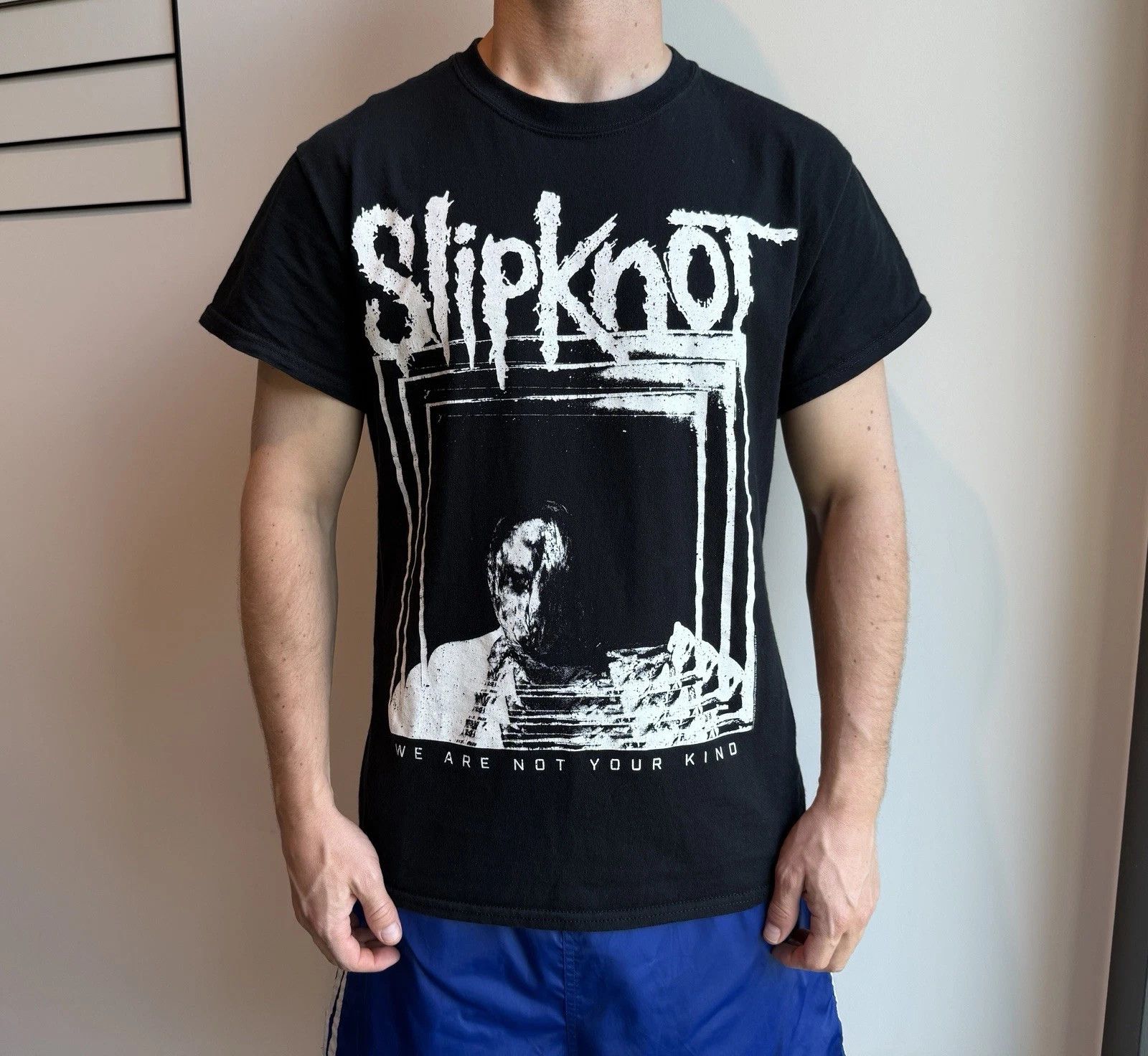 Gildan × Slipknot Slipknot We Are Not Your Kind 2019 Tour Graphic Shirt Size US M / EU 48-50 / 2 - 1 Thumbnail