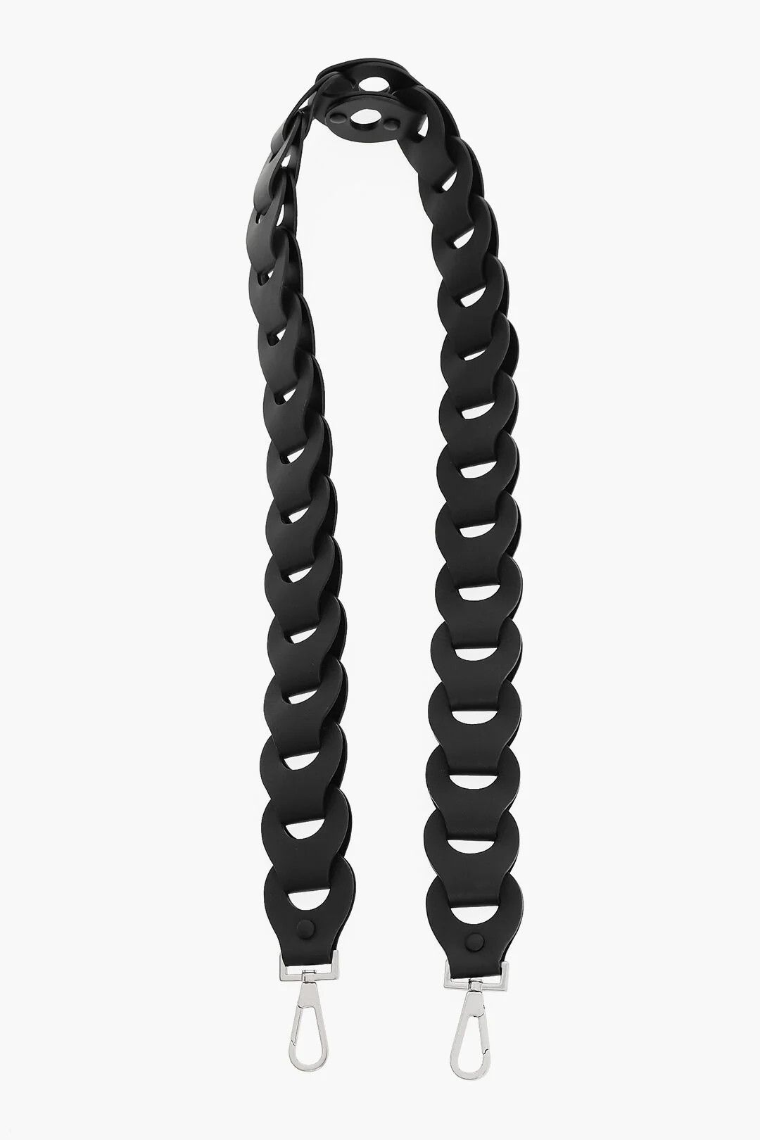 Bottega Veneta og1mm0426 Size: OS / Leather Chain Shoulder Strap in Black Size ONE SIZE - 3 Thumbnail