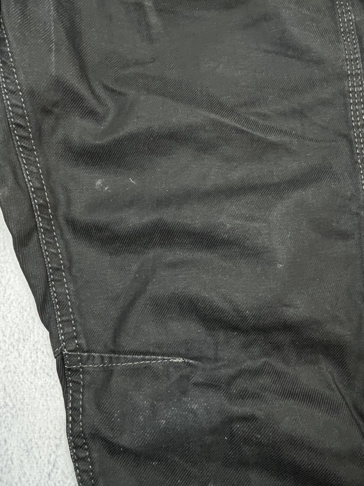Vintage Vintage Y2K Japanese faded waxed style denim jeans size 32 Size US 31 - 9 Thumbnail