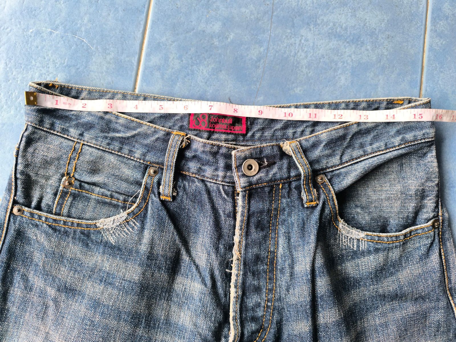 Kapital Johnbull Kojima Japan Kapital Style Patchwork denim Size US 31 - 15 Thumbnail