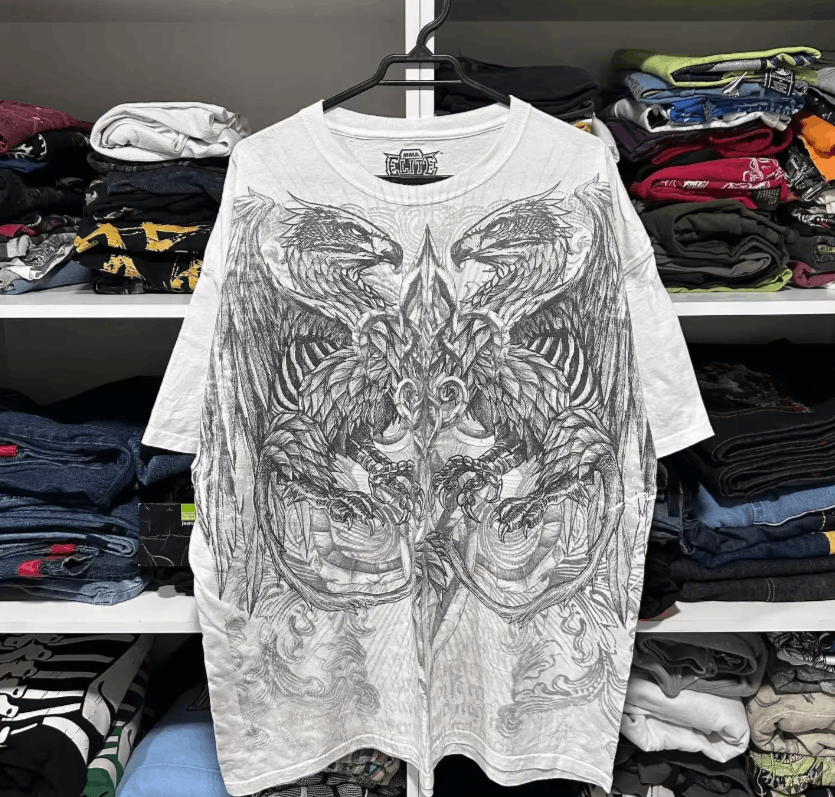 Japanese Brand Harajuku Hip Hop Goth Casual Size US S / EU 44-46 / 1 - 1 Thumbnail