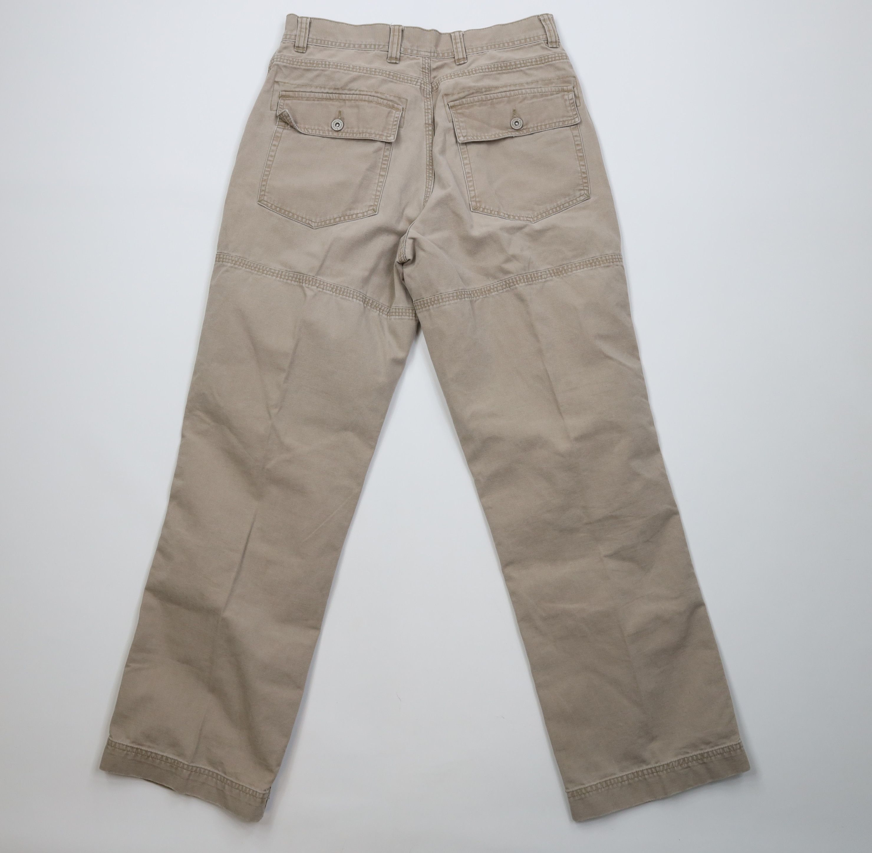 Eddie Bauer Vintage Y2K Eddie Bauer Knee Wide Leg Pants Canvas Beige Size US 32 / EU 48 - 11 Thumbnail
