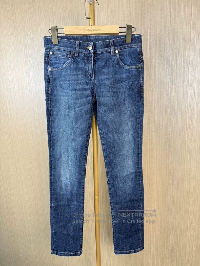 Brunello Cucinelli Brunello Cucinelli Stretch denim pants Size 25" / US 0 / IT 36 - 1 Thumbnail