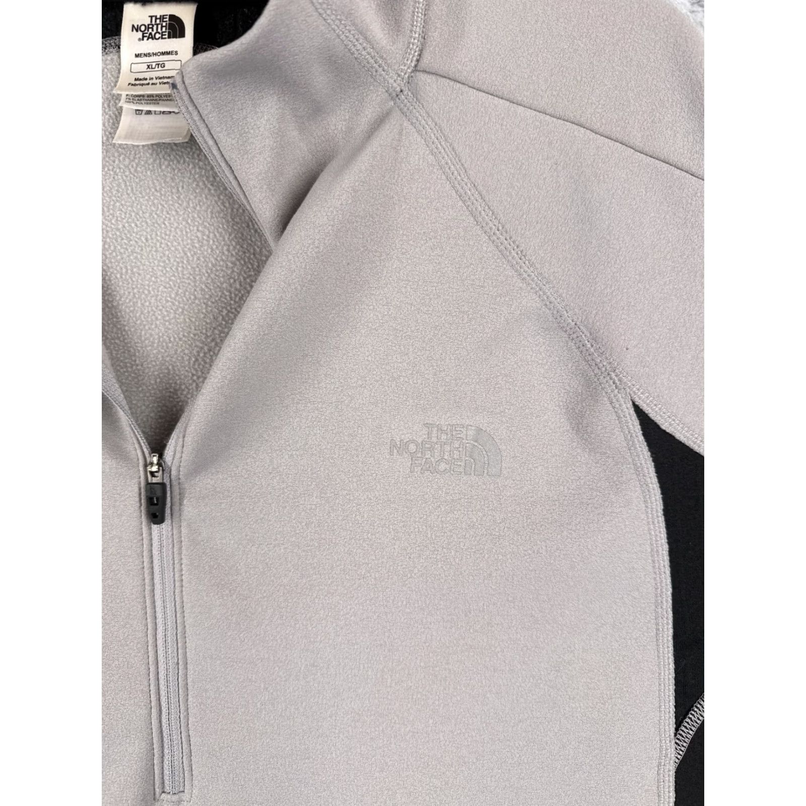 The North Face The North Face Sweater Men XL Gray Black Button Mock Neck Pullover Knit Polyester Vaporwick Casual, Travel, Workwear Mens Size US XL / EU 56 / 4 - 6 Thumbnail