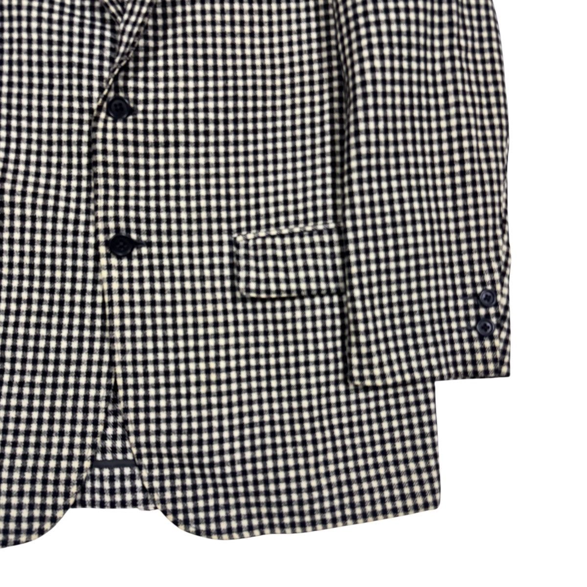 If Six Was Nine Vtg🔥Van Jac Checkedboard Blazers Coat Jacket Size 40S - 11 Thumbnail