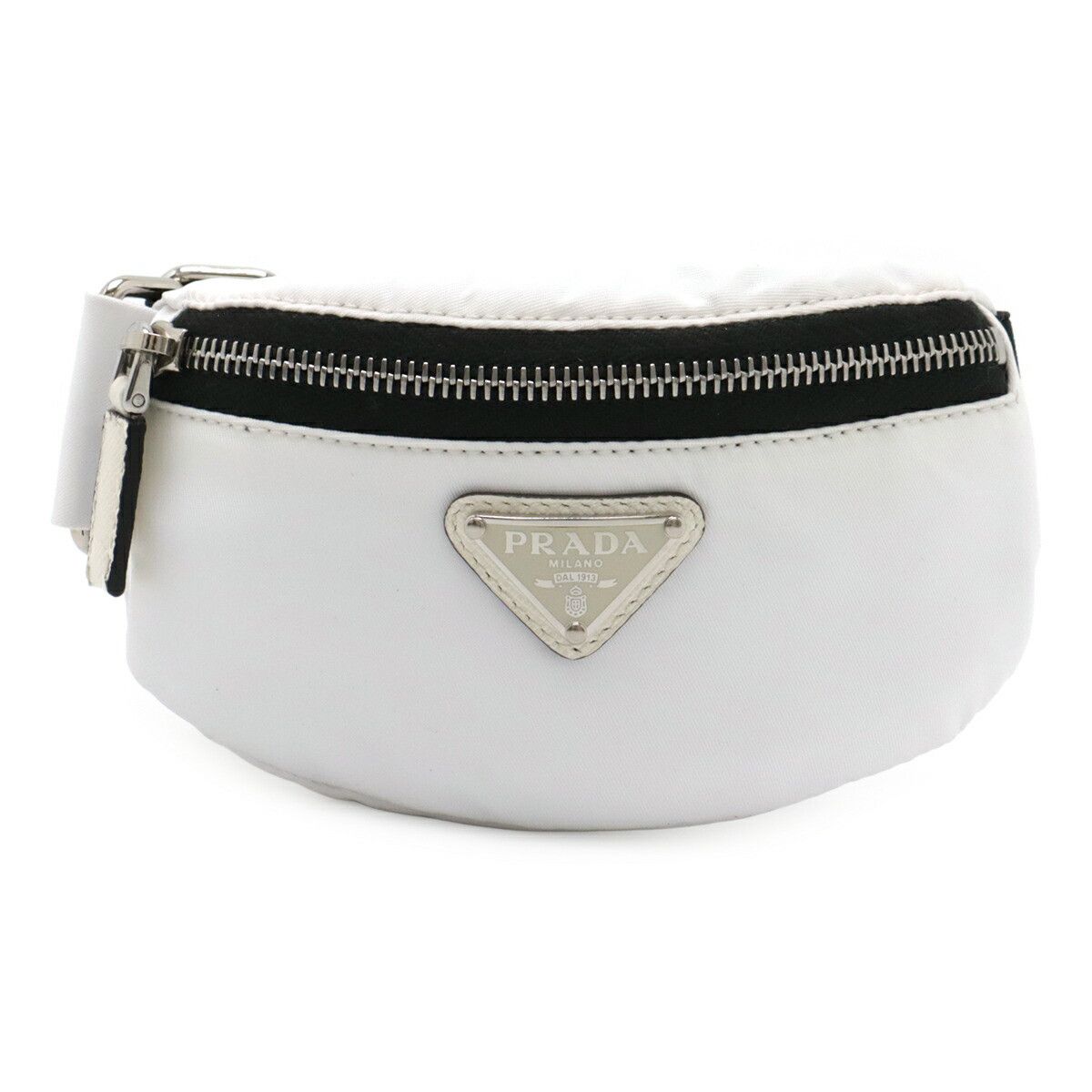 Prada Prada Prada Nylon Leather Wrist Pouch Textile Charm 1TT095 DUTY FREE for USA Size ONE SIZE - 1 Thumbnail